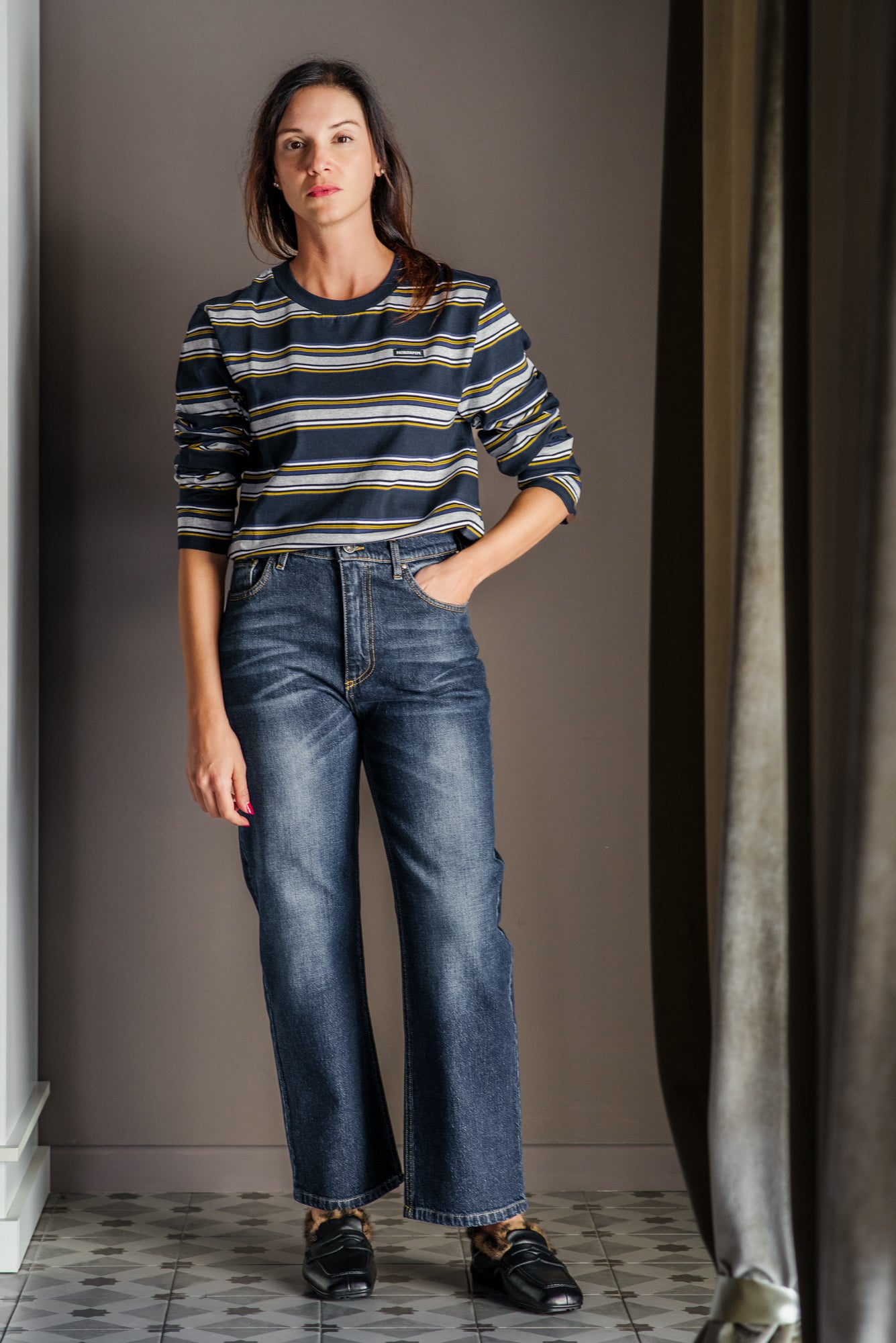 Jeans Straight-Fit God Save Denim