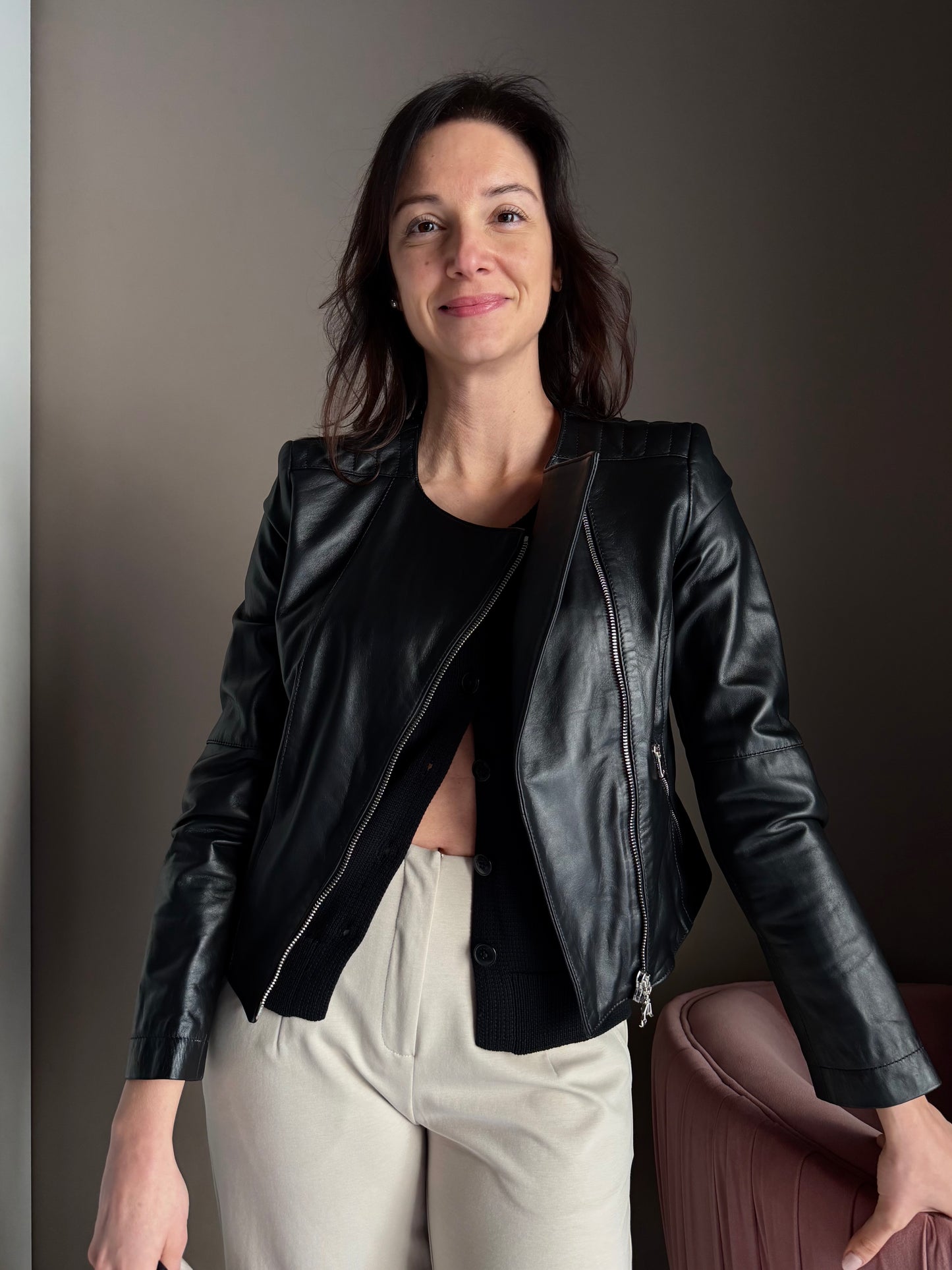 Gilet con taschini in cotone