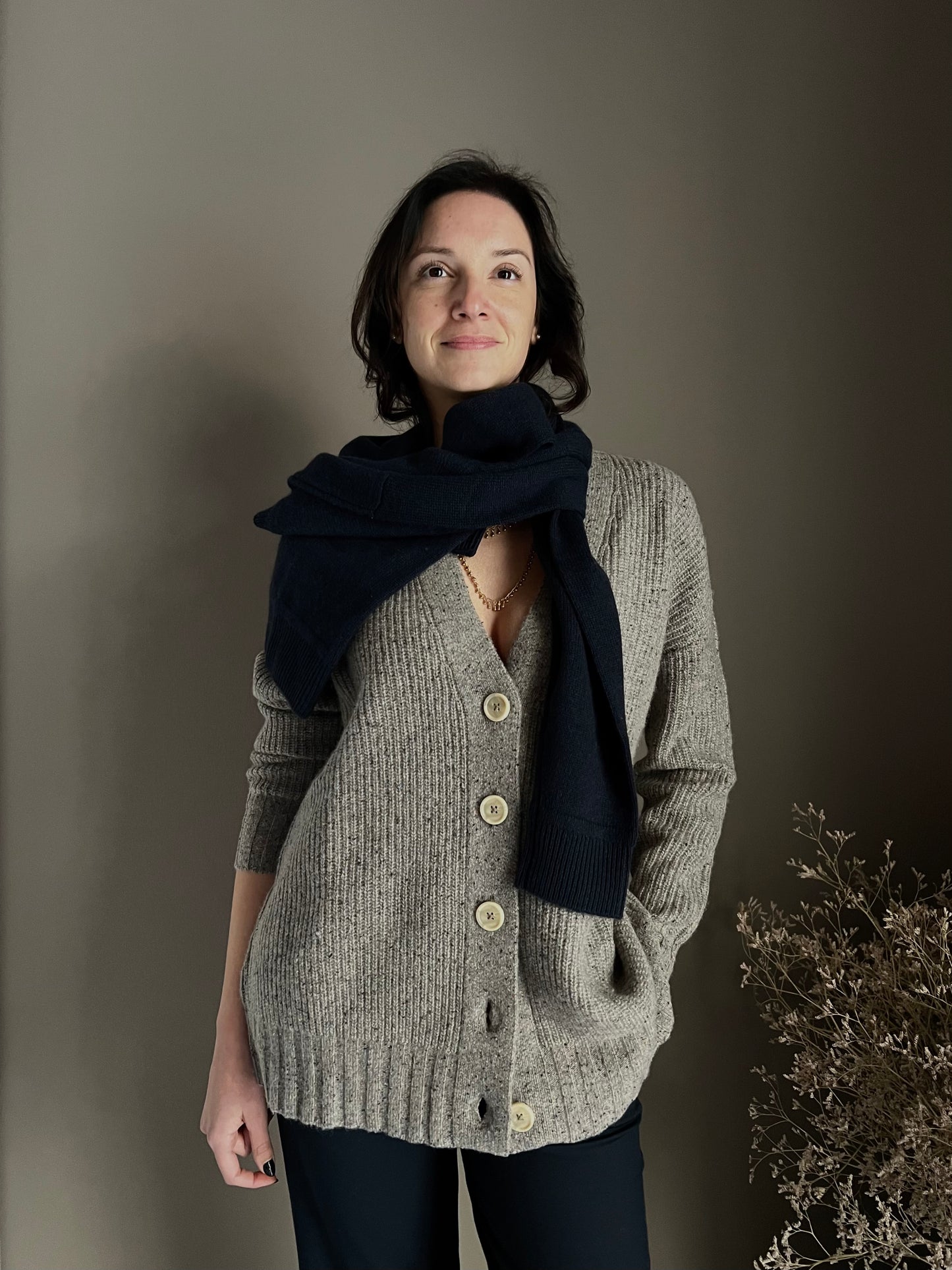 Cardigan oversize mélange Alessia Santi