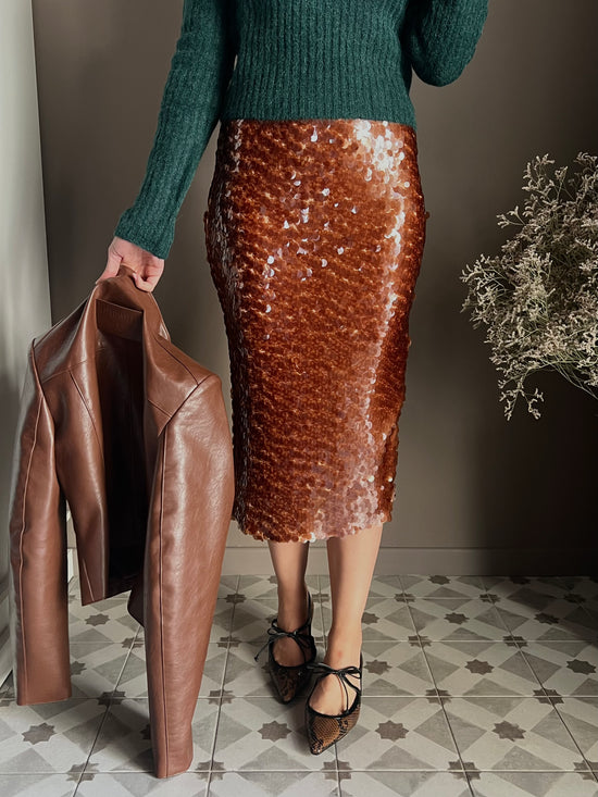 Gonna tubino paillettes Patrizia Pepe