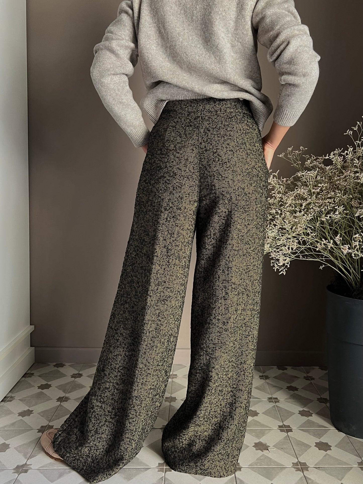 Pantalone palazzo fil-à-fil Alessia Santi