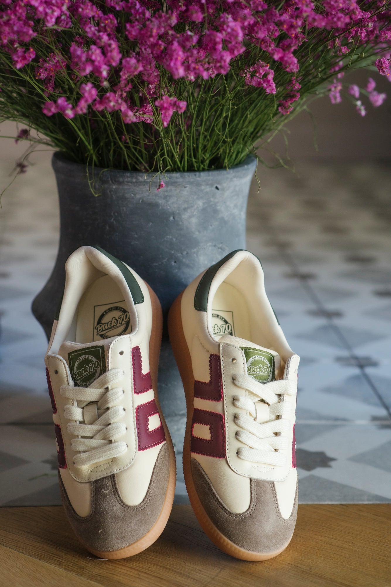 Sneakers in pelle e suede Black 70