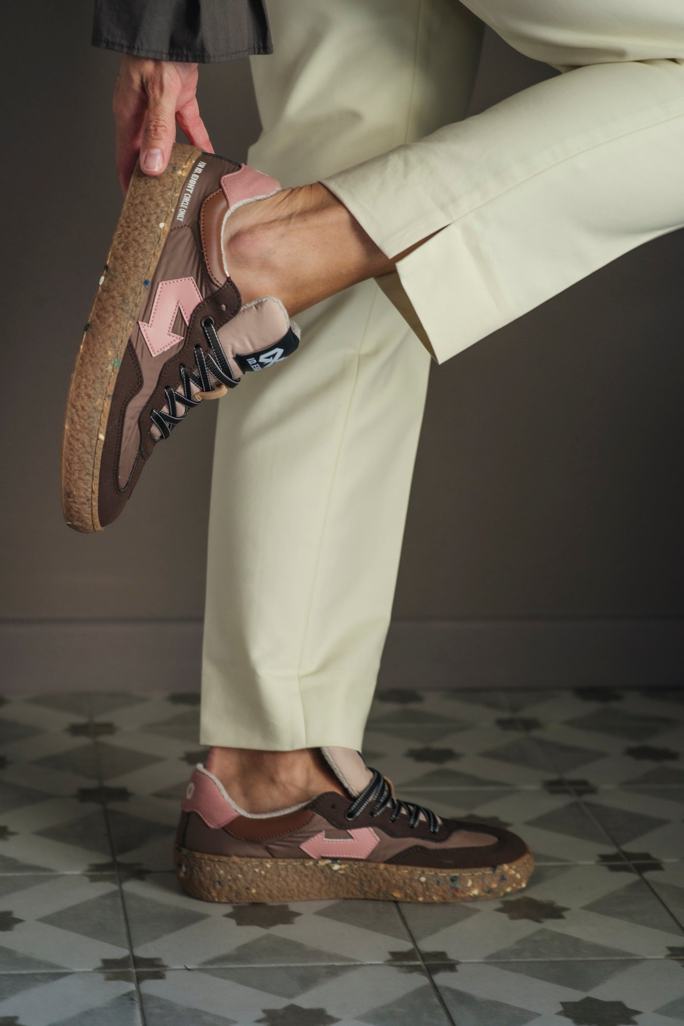 Sneakers ID EIGHT Uri-Pim Pink Mocha
