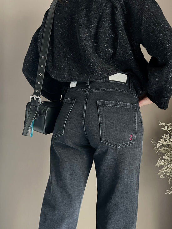 Pantalone Icon Denim Mod. Jill nero