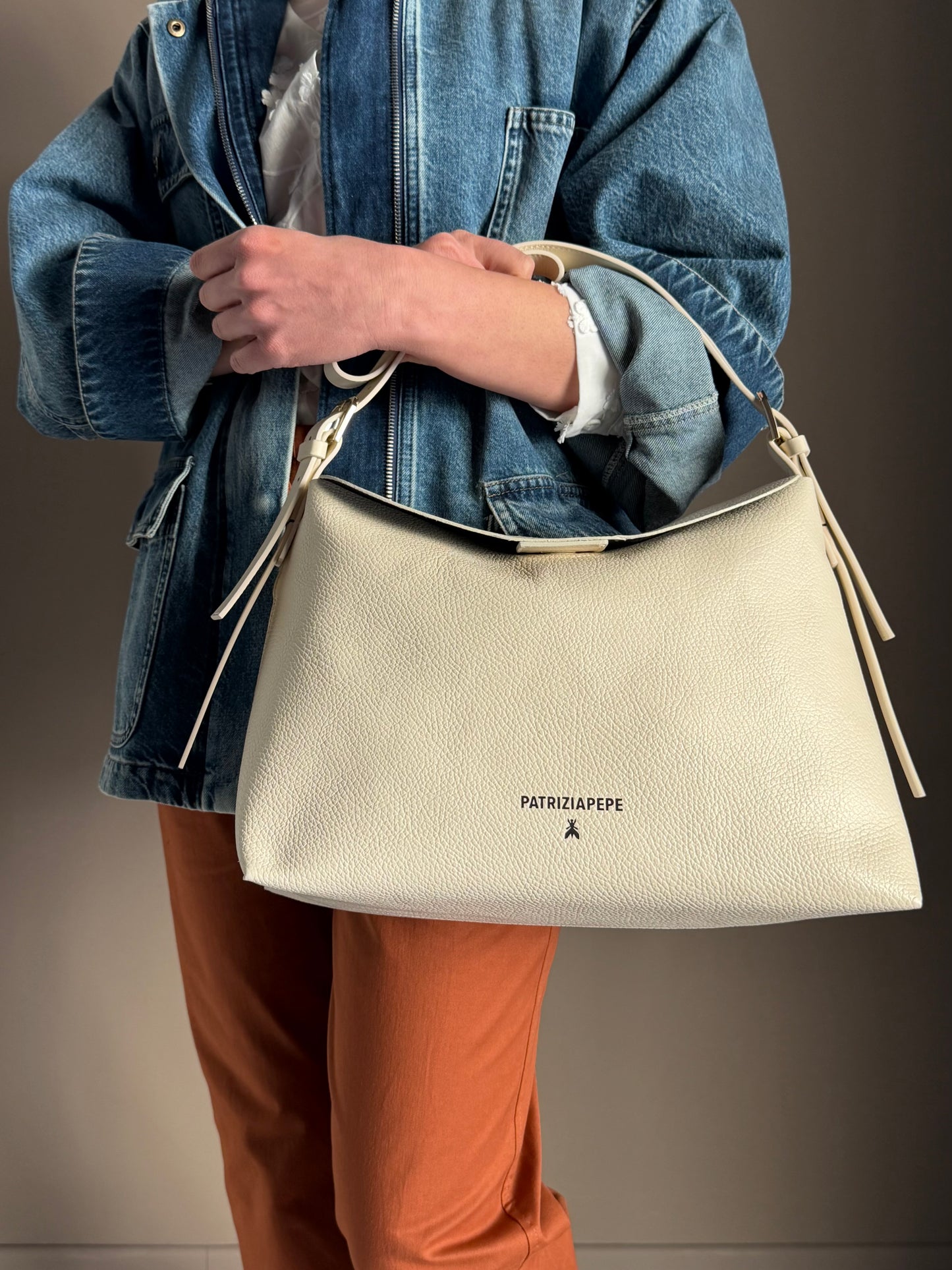 Borsa a tracolla Never White