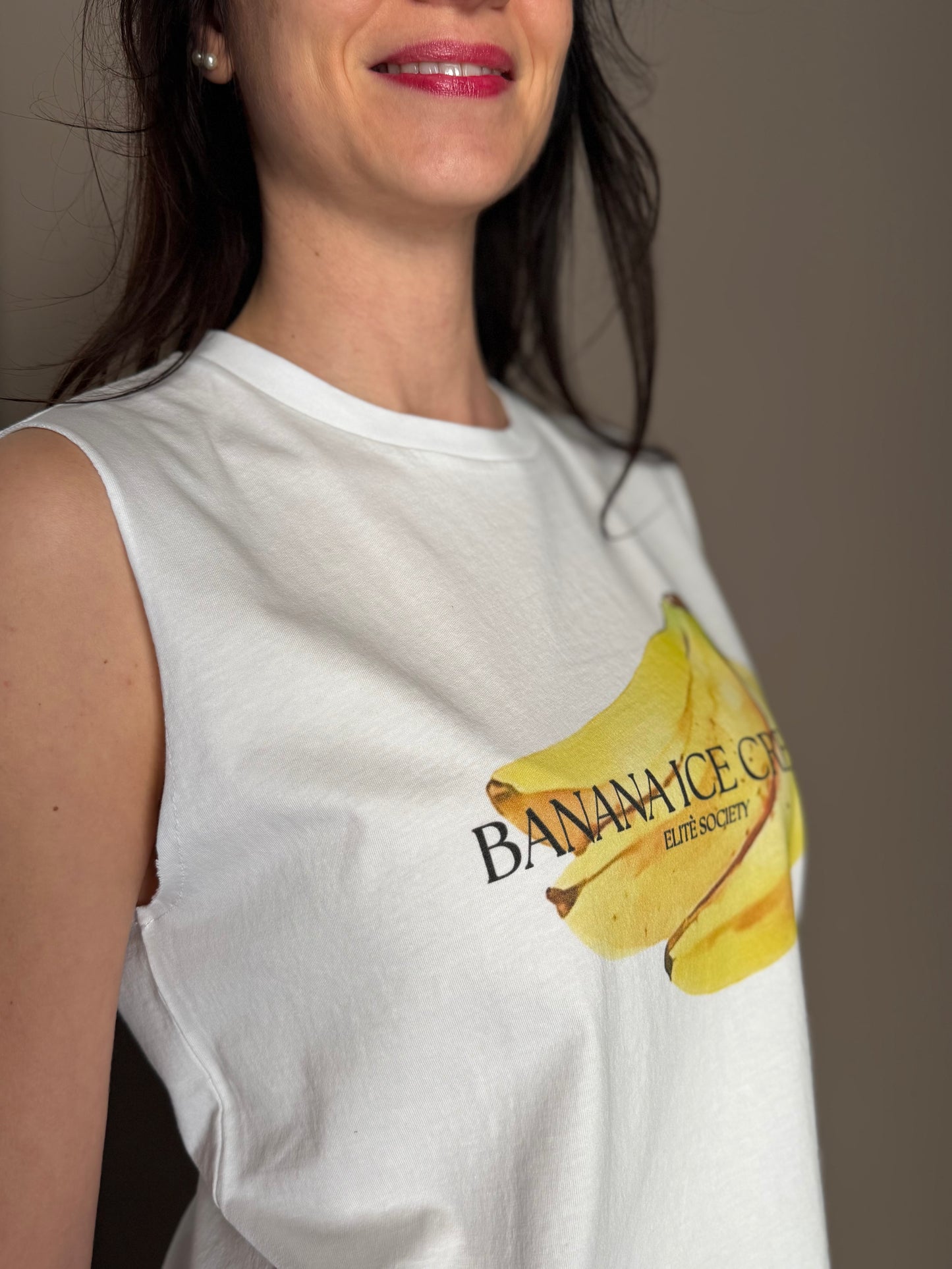 Canotta "Banana Ice Cream"