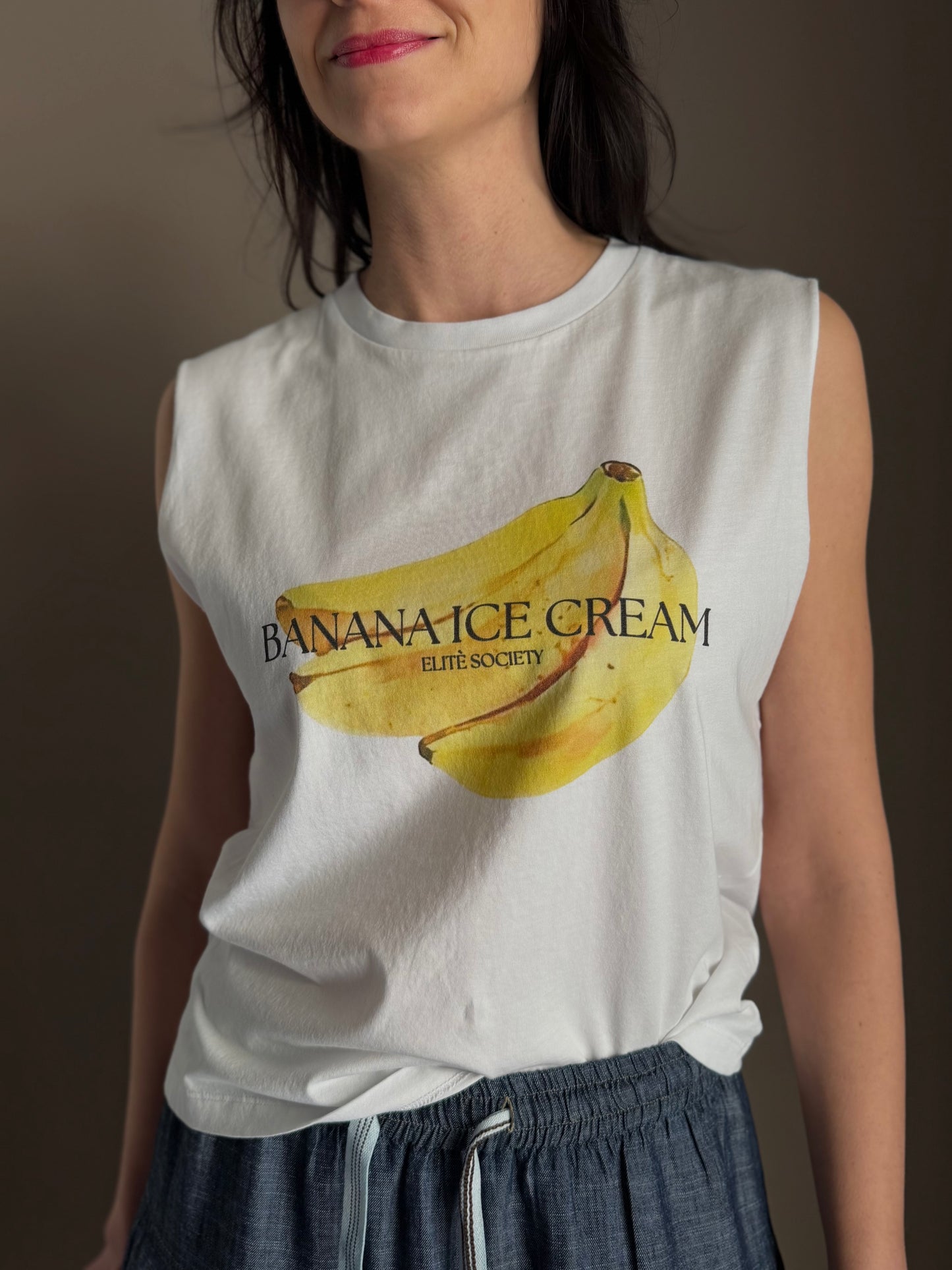 Canotta "Banana Ice Cream"