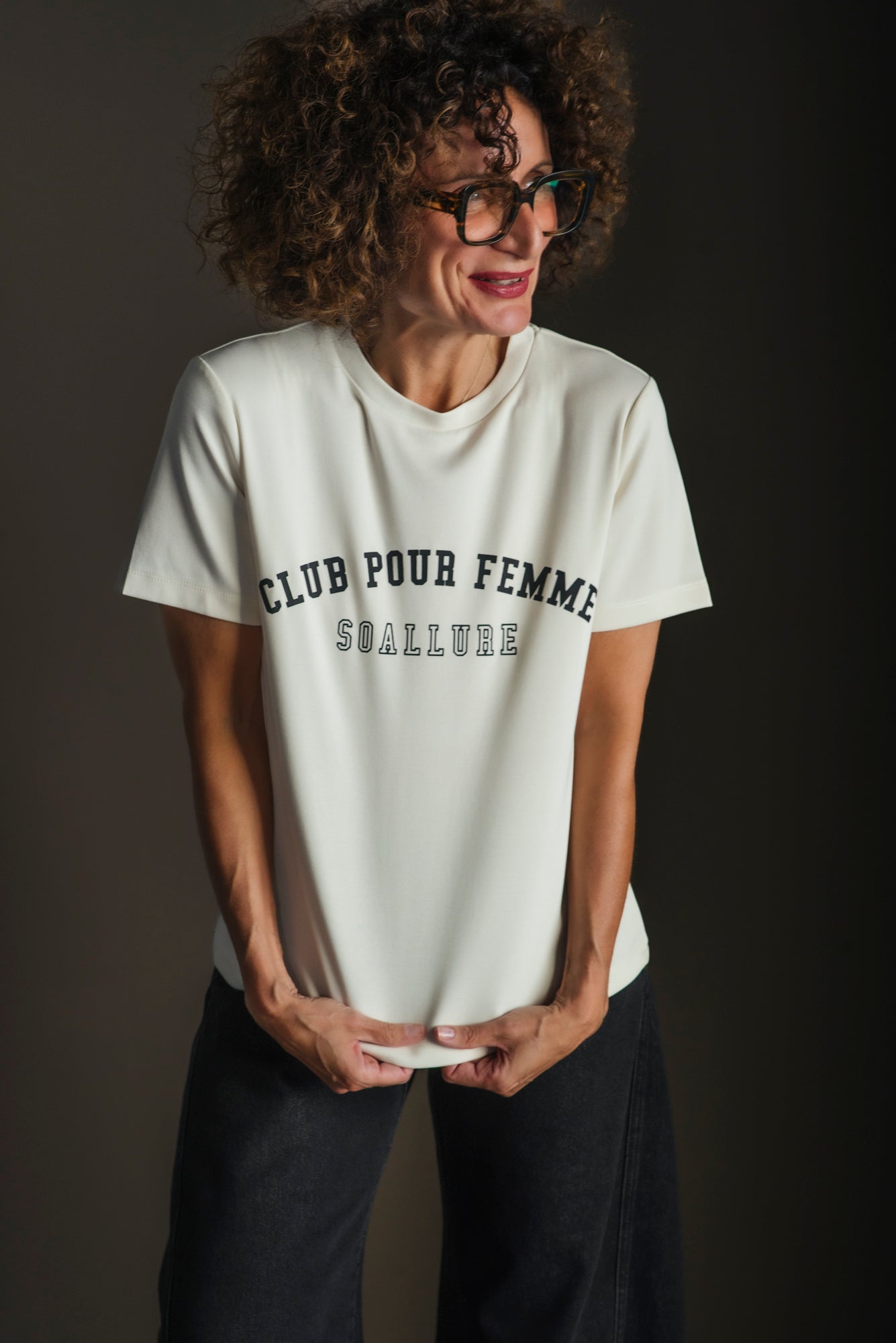 T-shirt Club Pour Femme avorio
