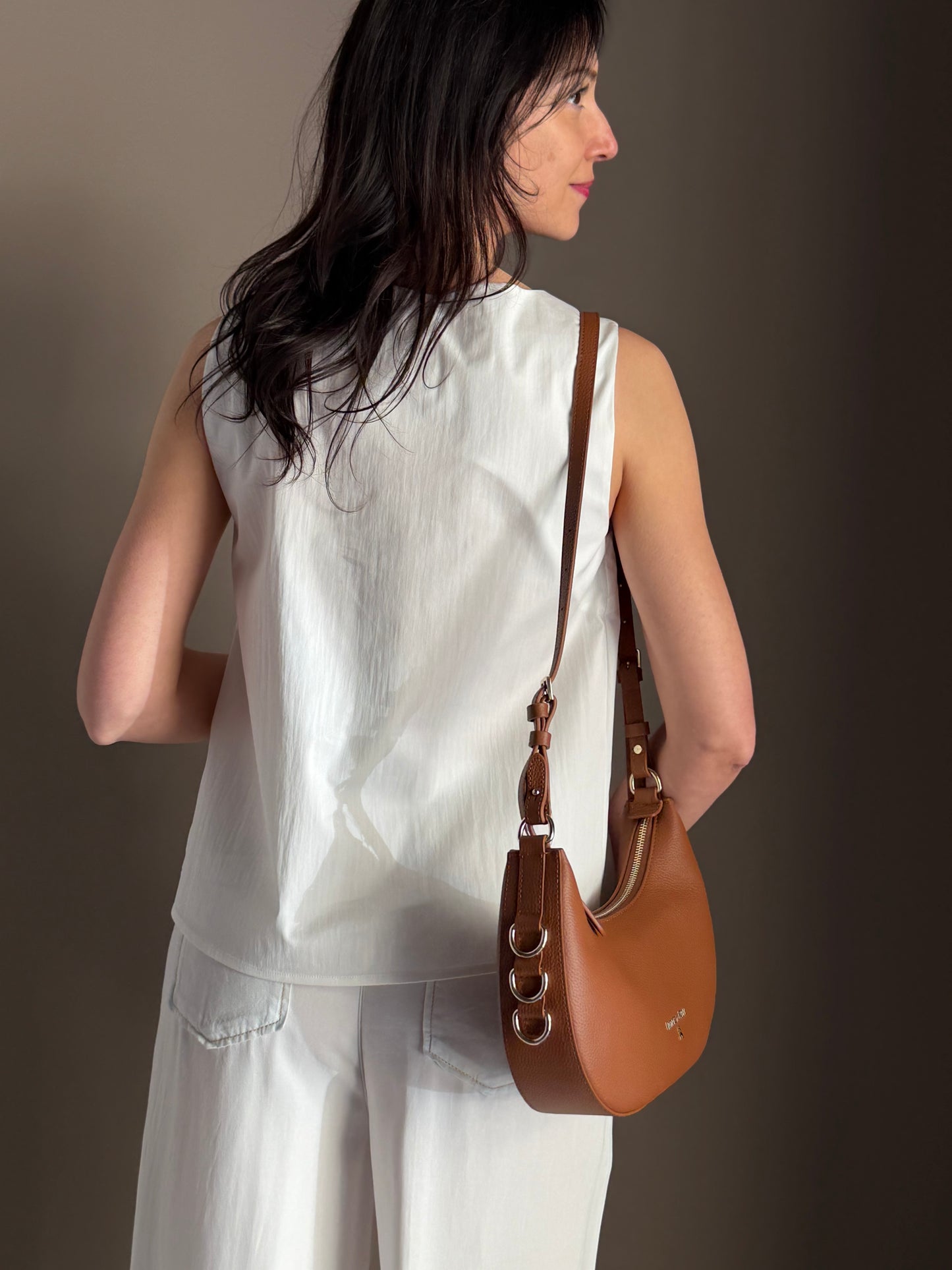 Blusa in cotone bianco Alessia Santi