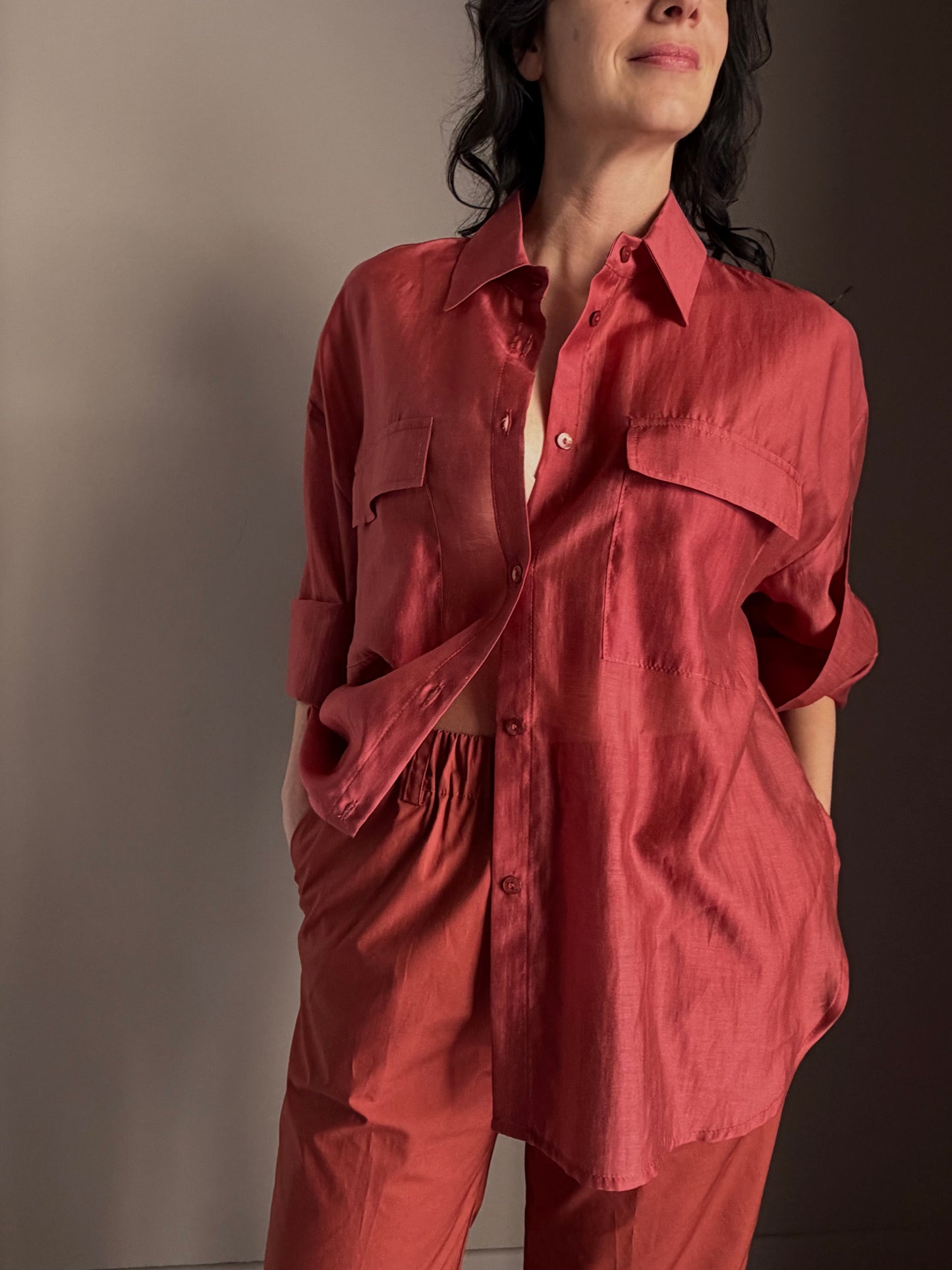 Camicia lyoncell Rope