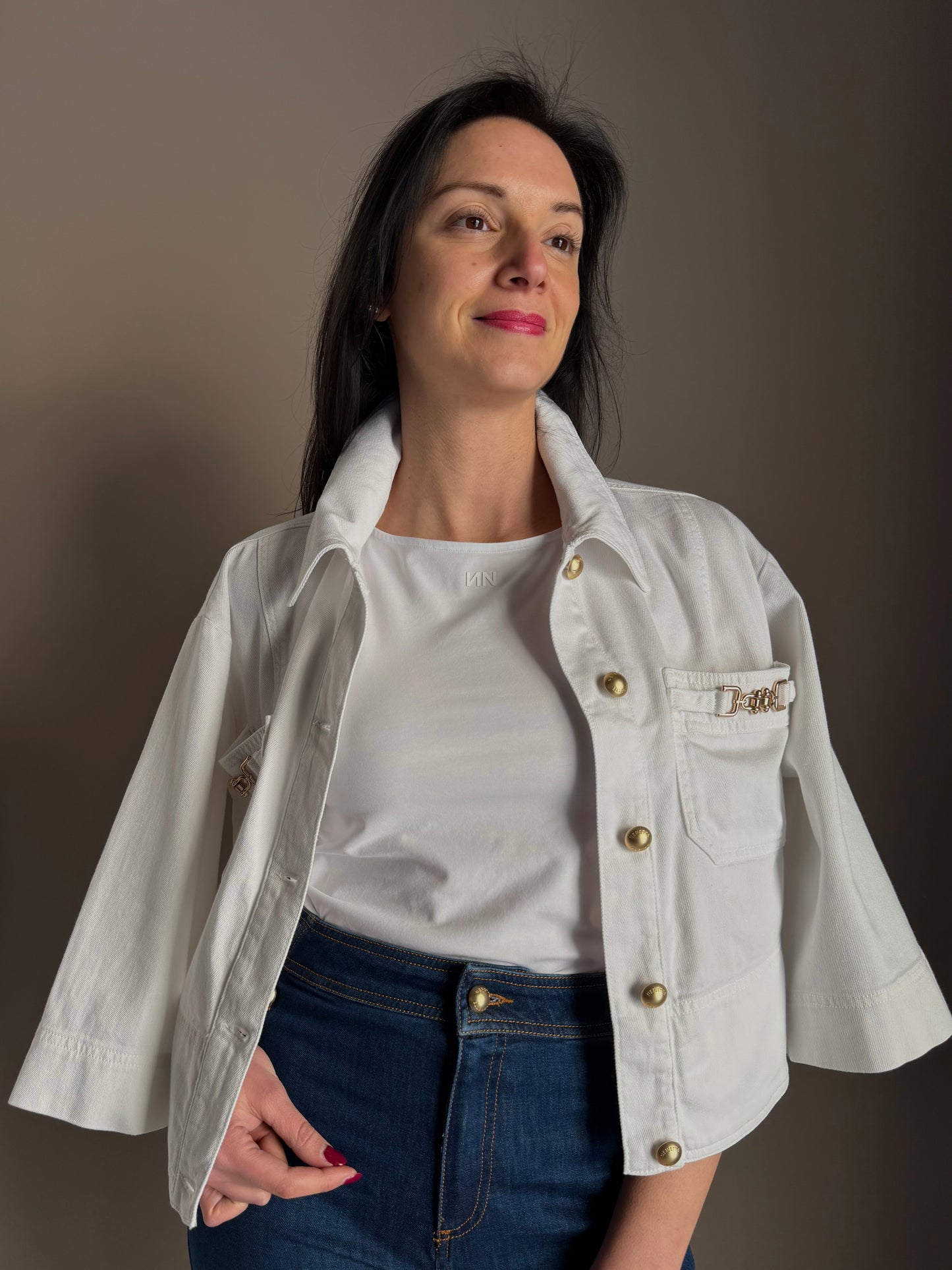 Canotta slim in cotone strech