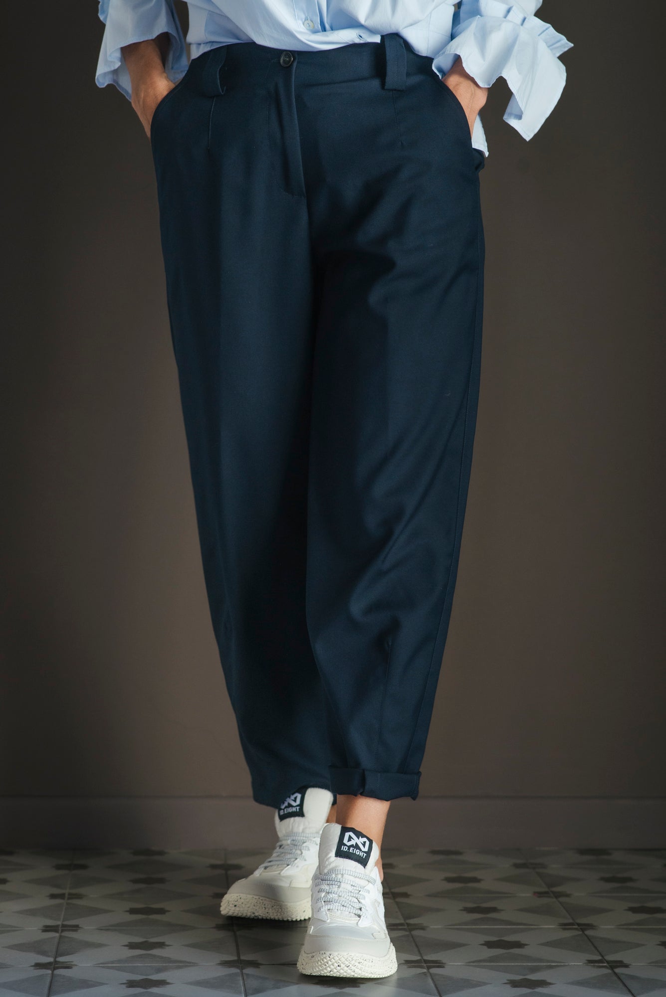 Pantalone Mod. Alessia Bly Navy