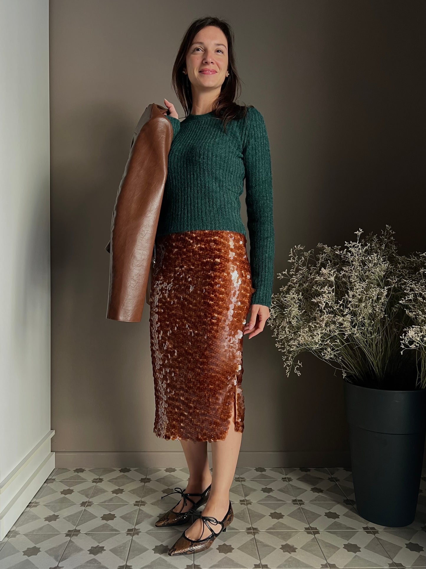 Gonna tubino paillettes Patrizia Pepe