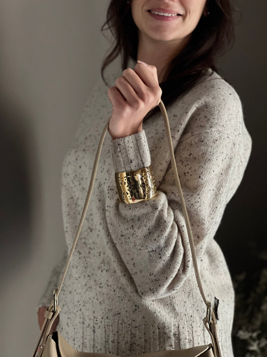 Maglione in lana mélange Alessia Santi