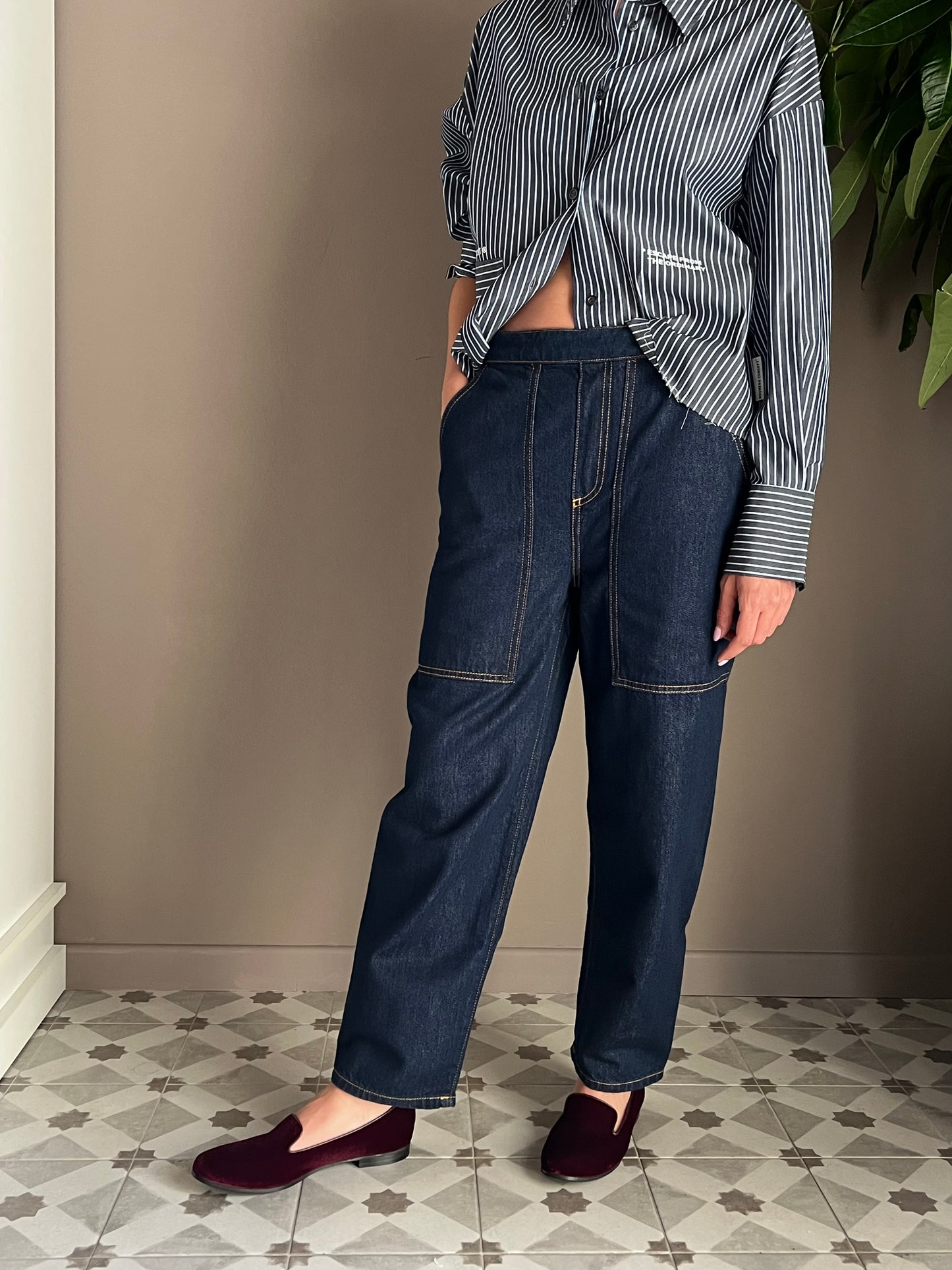 Pantalone denim Alessia Santi
