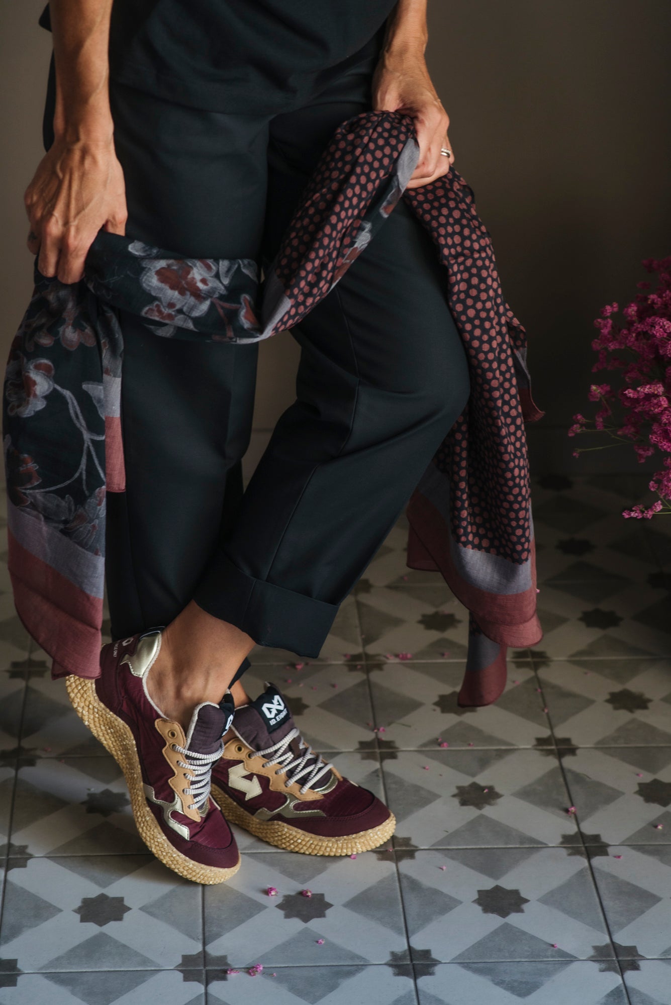 Sneakers ID.Eight Hana Merlot