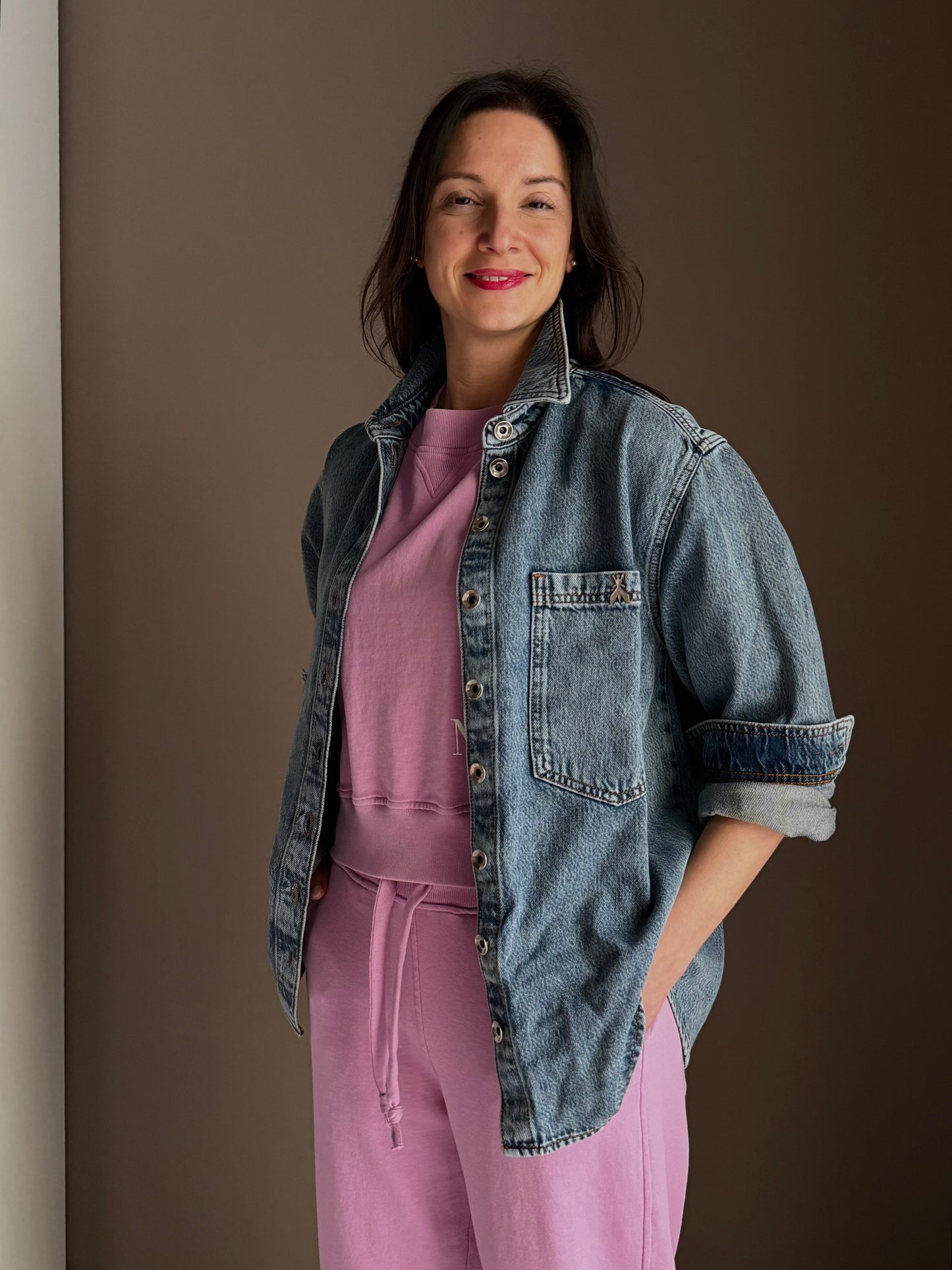 Camicia denim over Patrizia Pepe