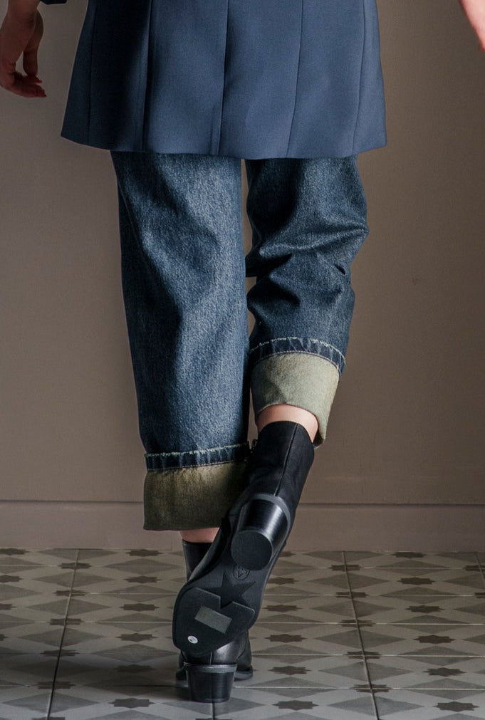 Stivaletto texano in pelle Ash