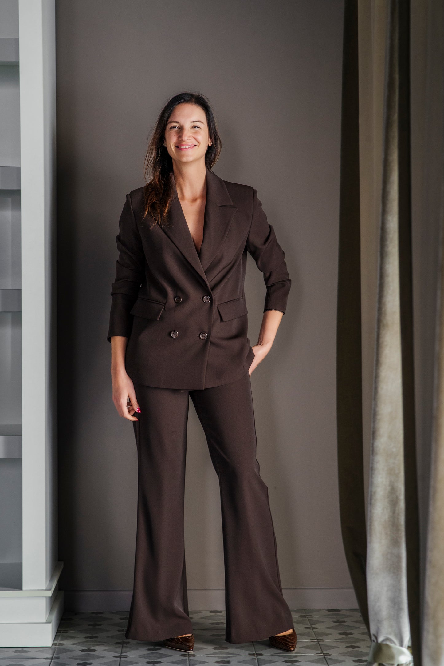 Pantalone Fluido Marrone – SoAllure