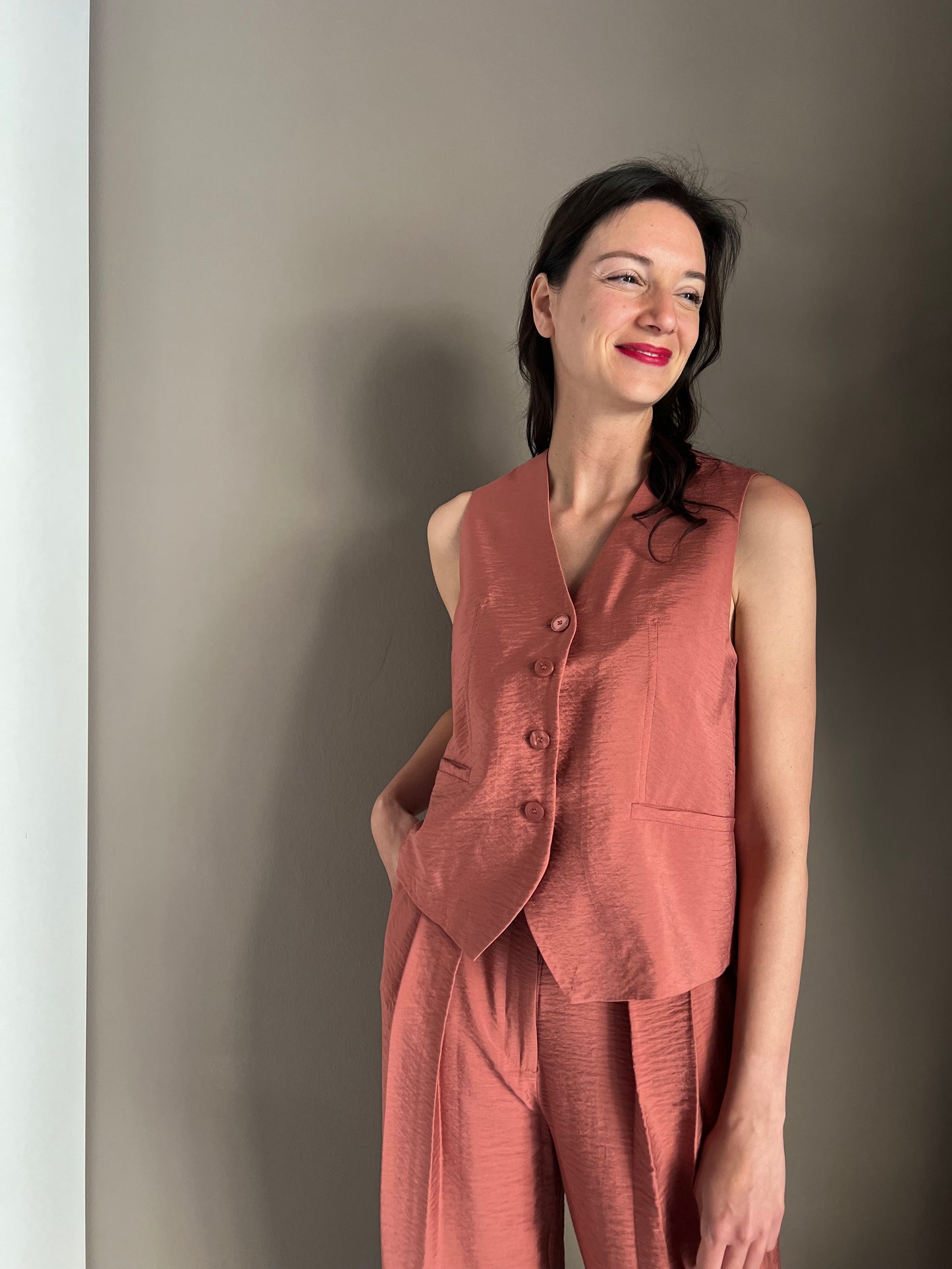 Gilet in viscosa