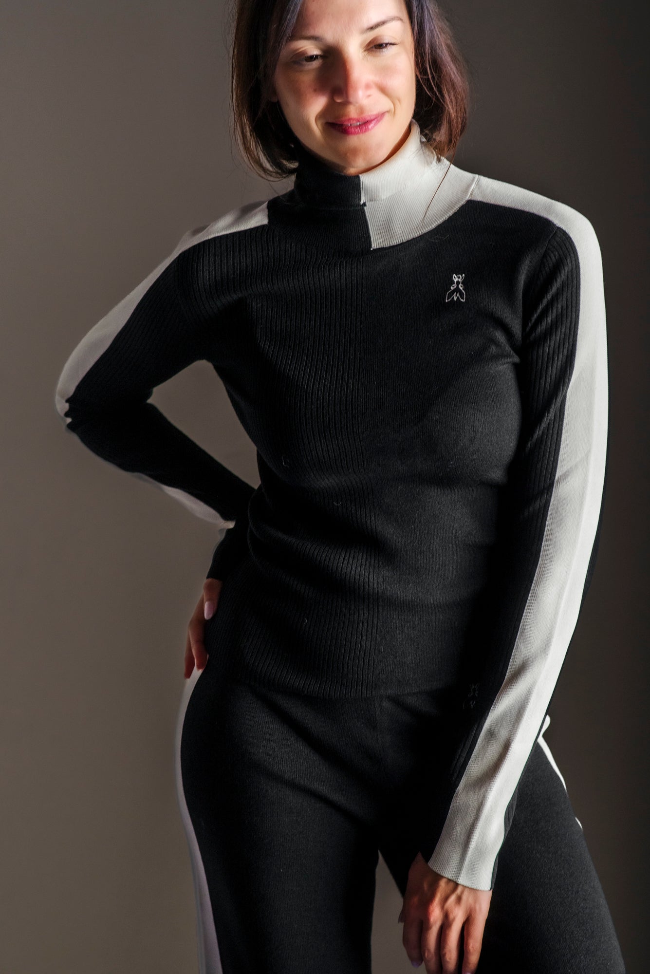 Maglione Dolcevita Bicolor – Patrizia Pepe