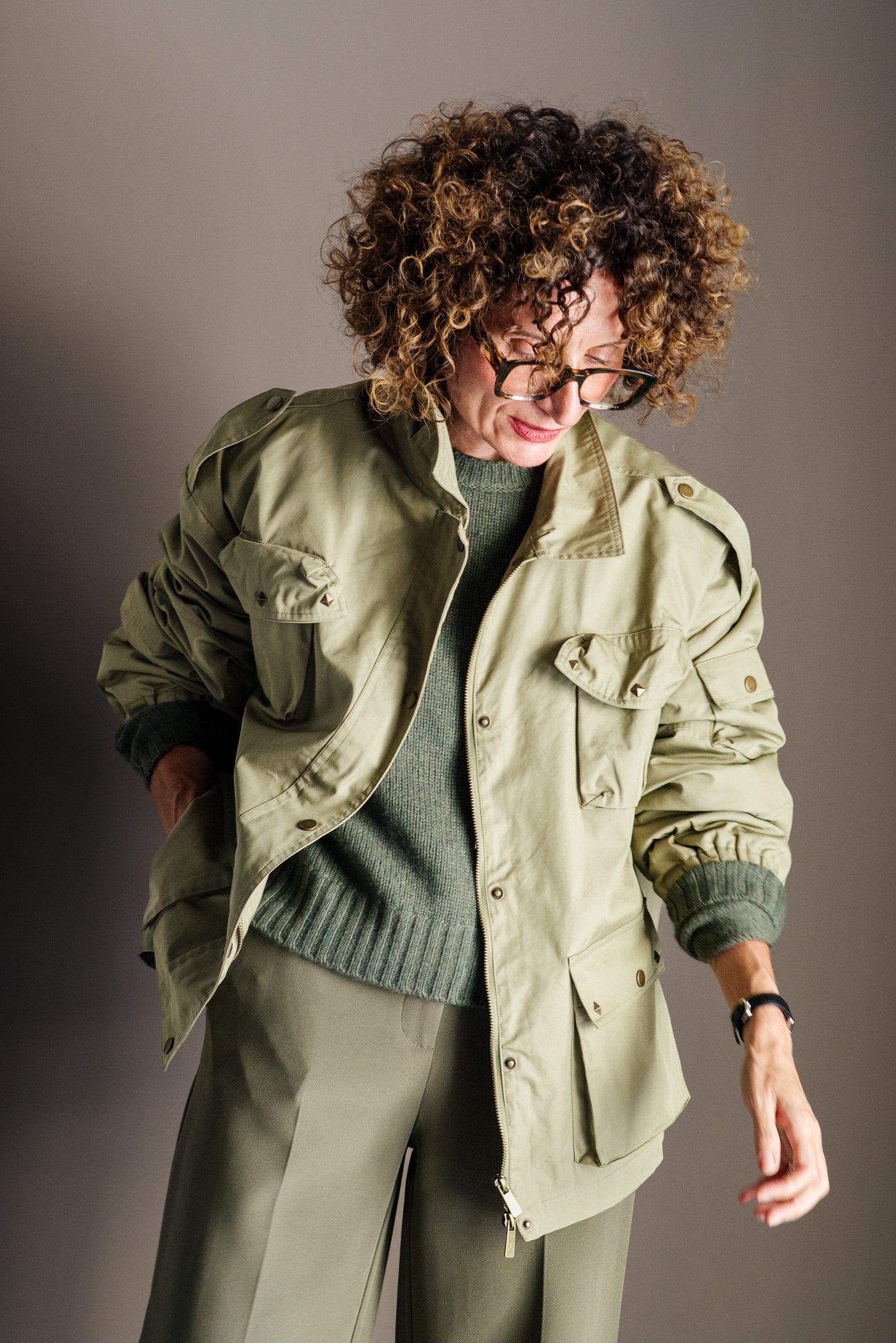 Parka 2 in 1 modulare con gilet in ecofur A. Santi