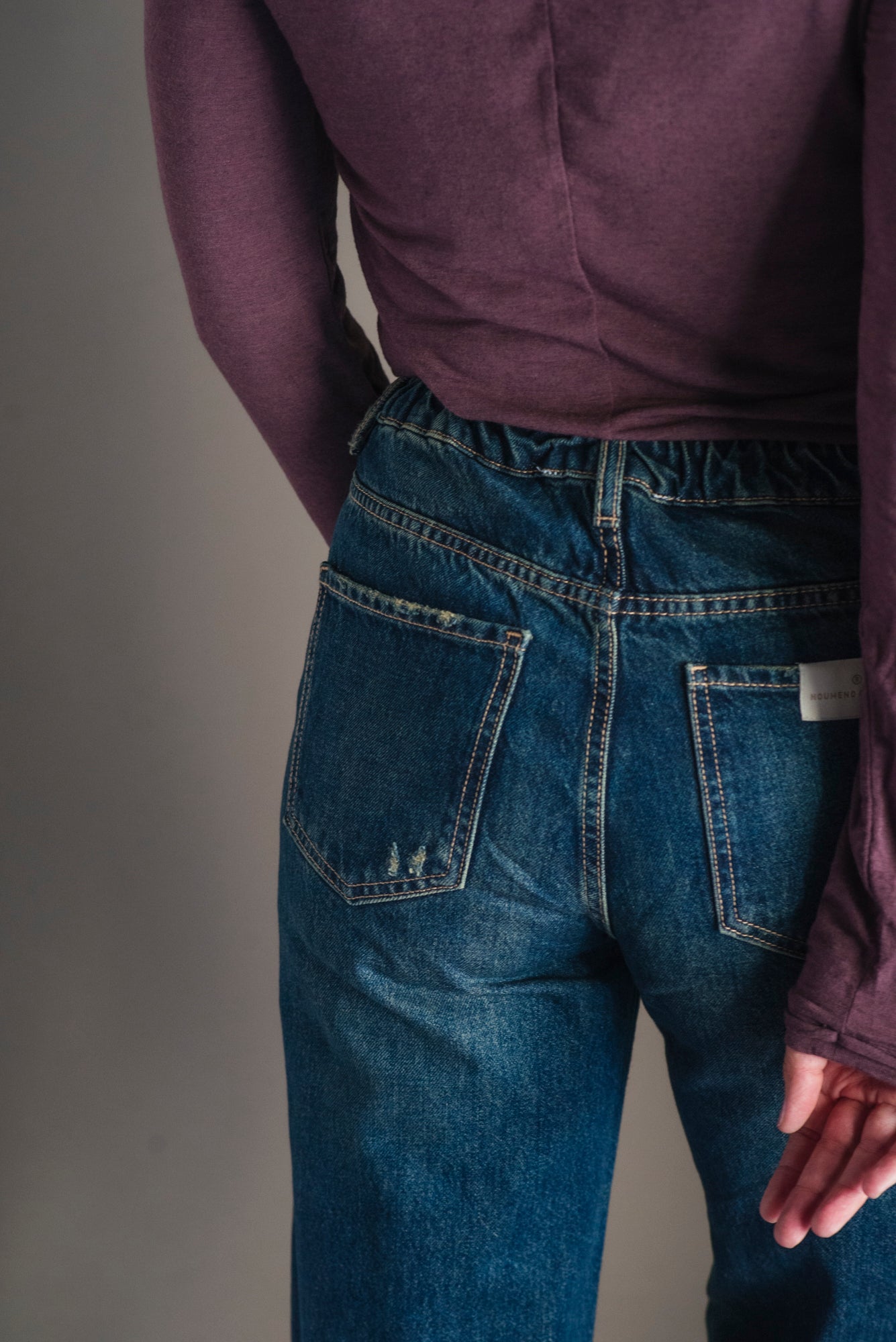 Pantalone denim Wide Leg -Noumeno Concept