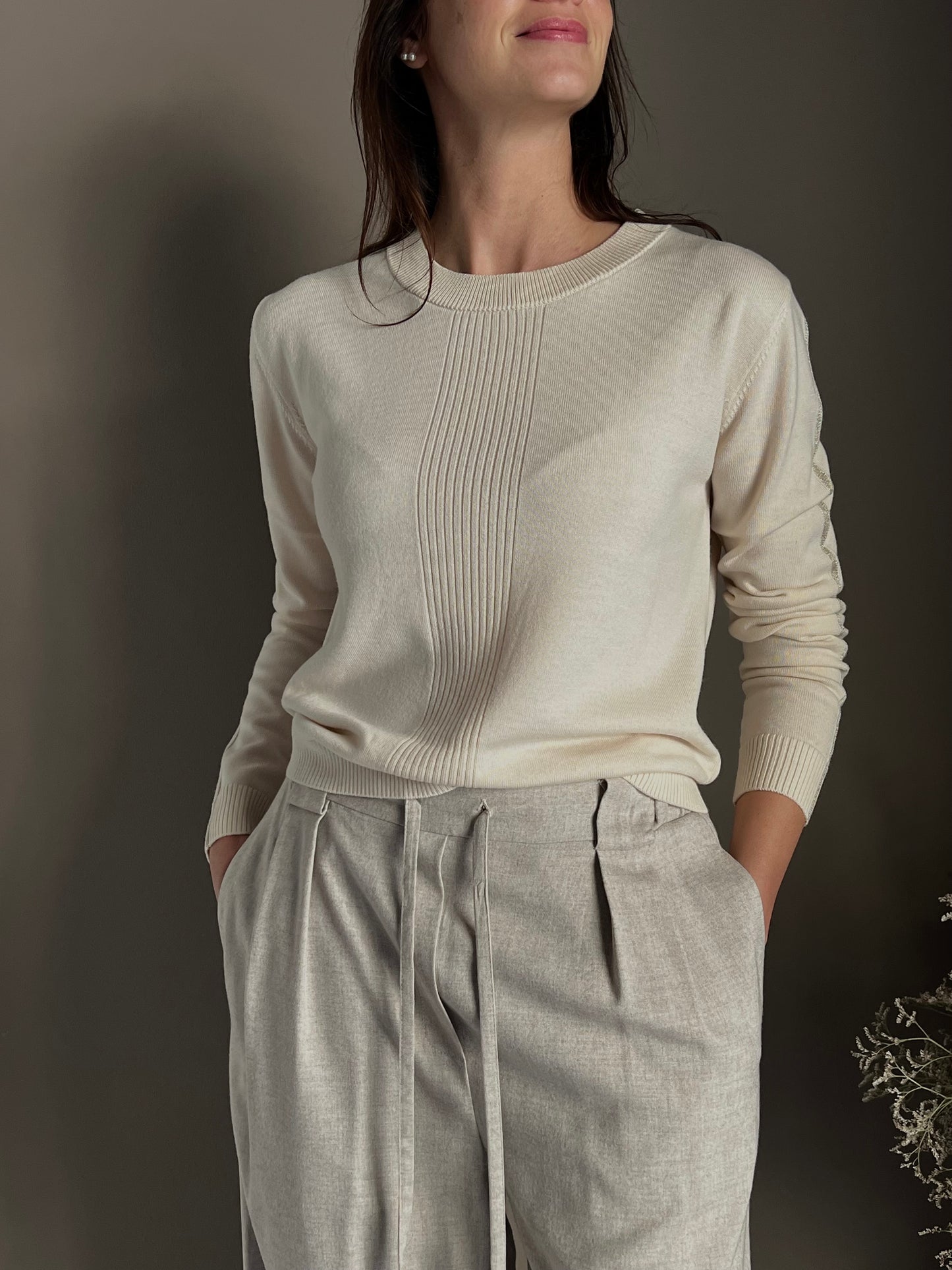 Maglia girocollo Patrizia pepe in pura lana merino