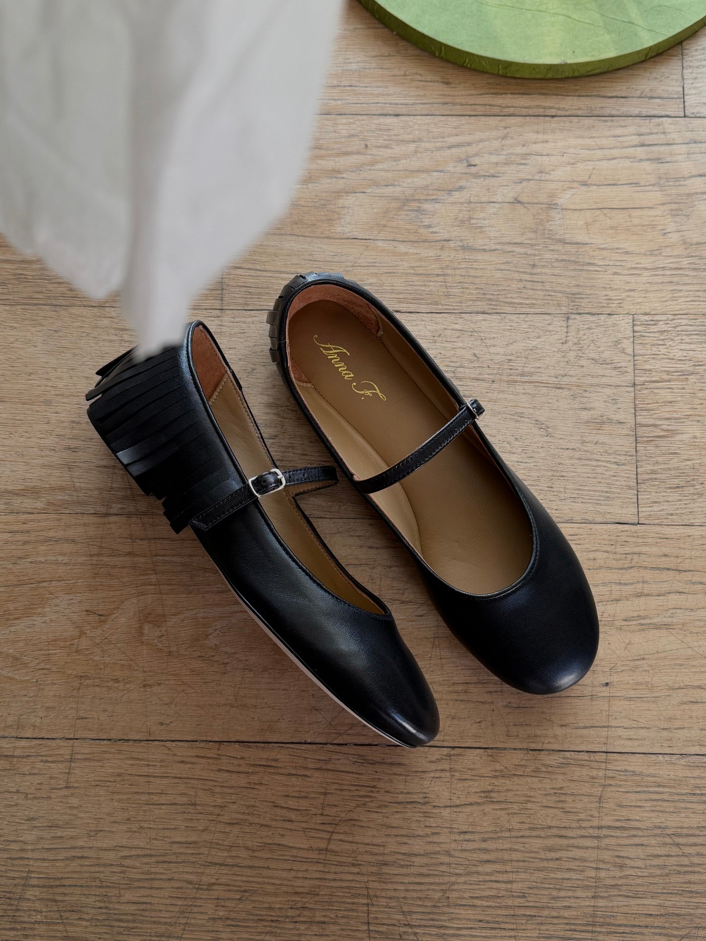 Scarpa Mary Jane con frange