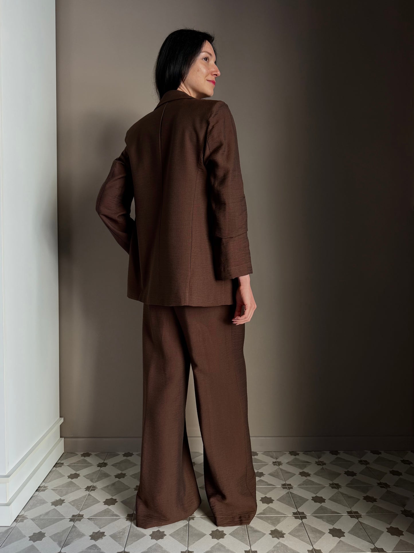 Giacca Monopetto So Allure – Marrone Cioccolato