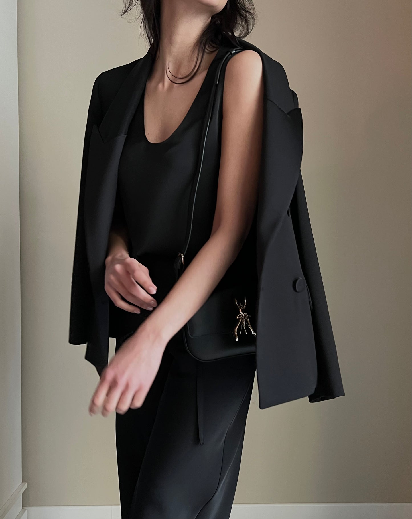 Blusa in raso lucido