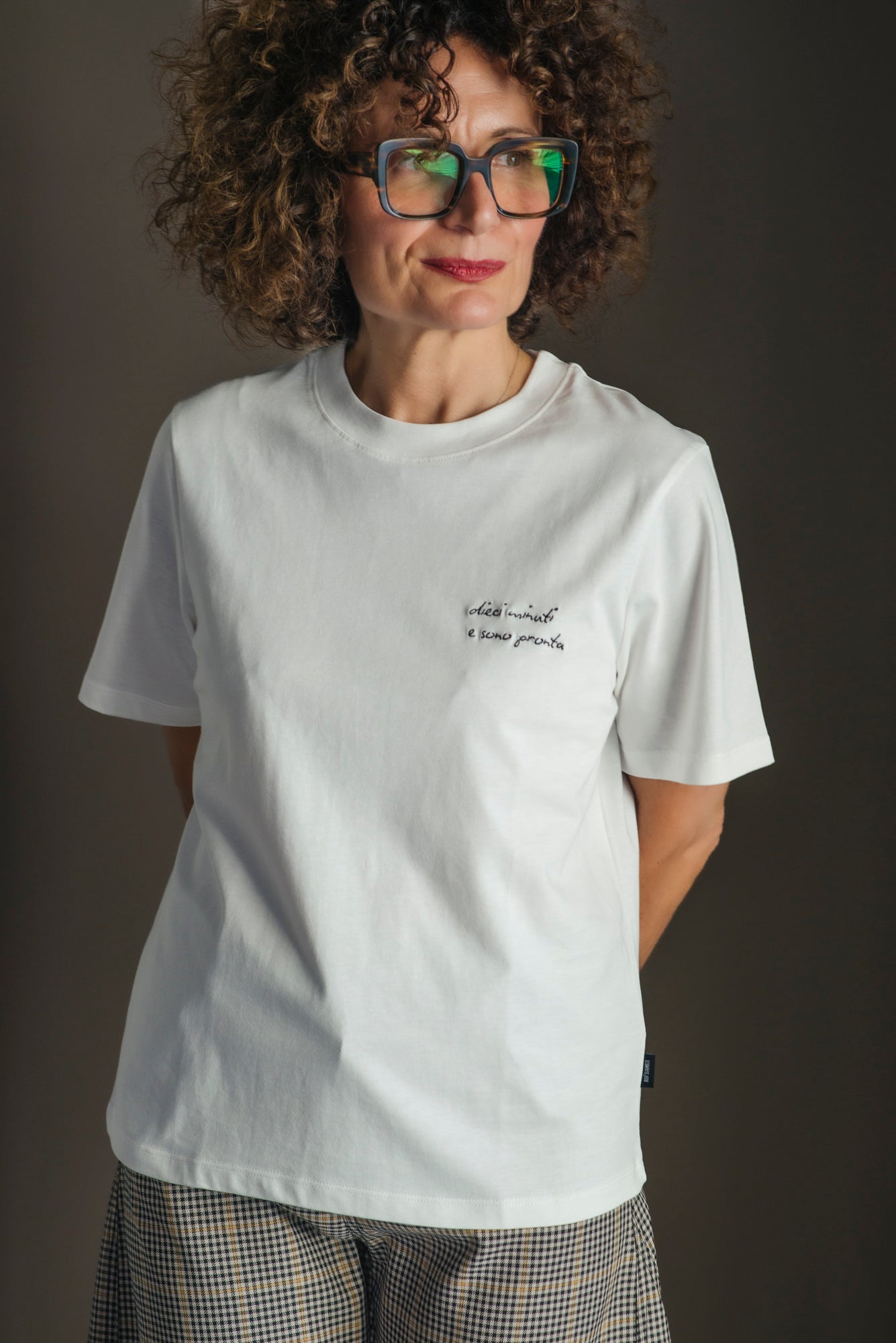 T-shirt ricamata