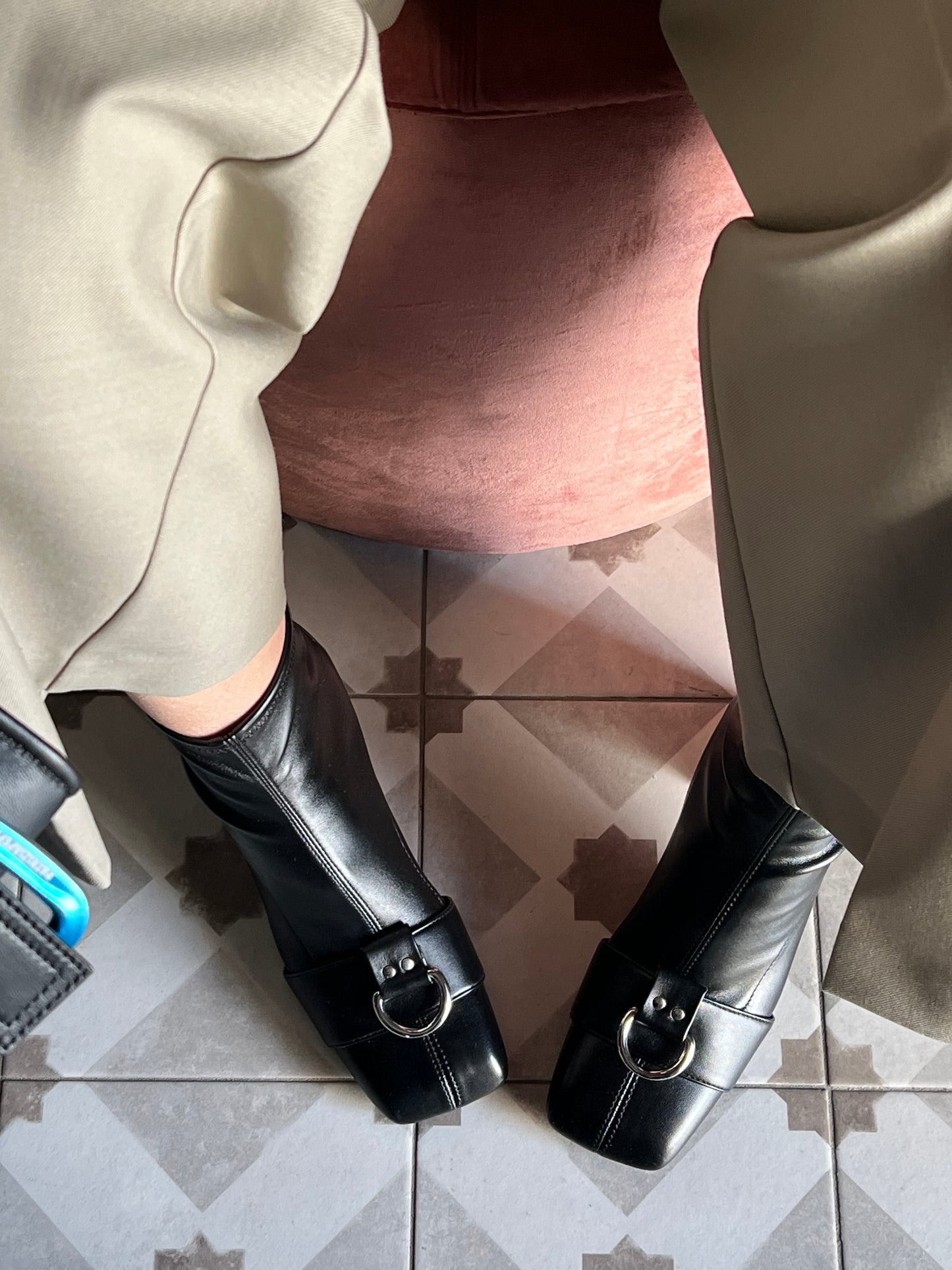 Stivaletto in nappa strech