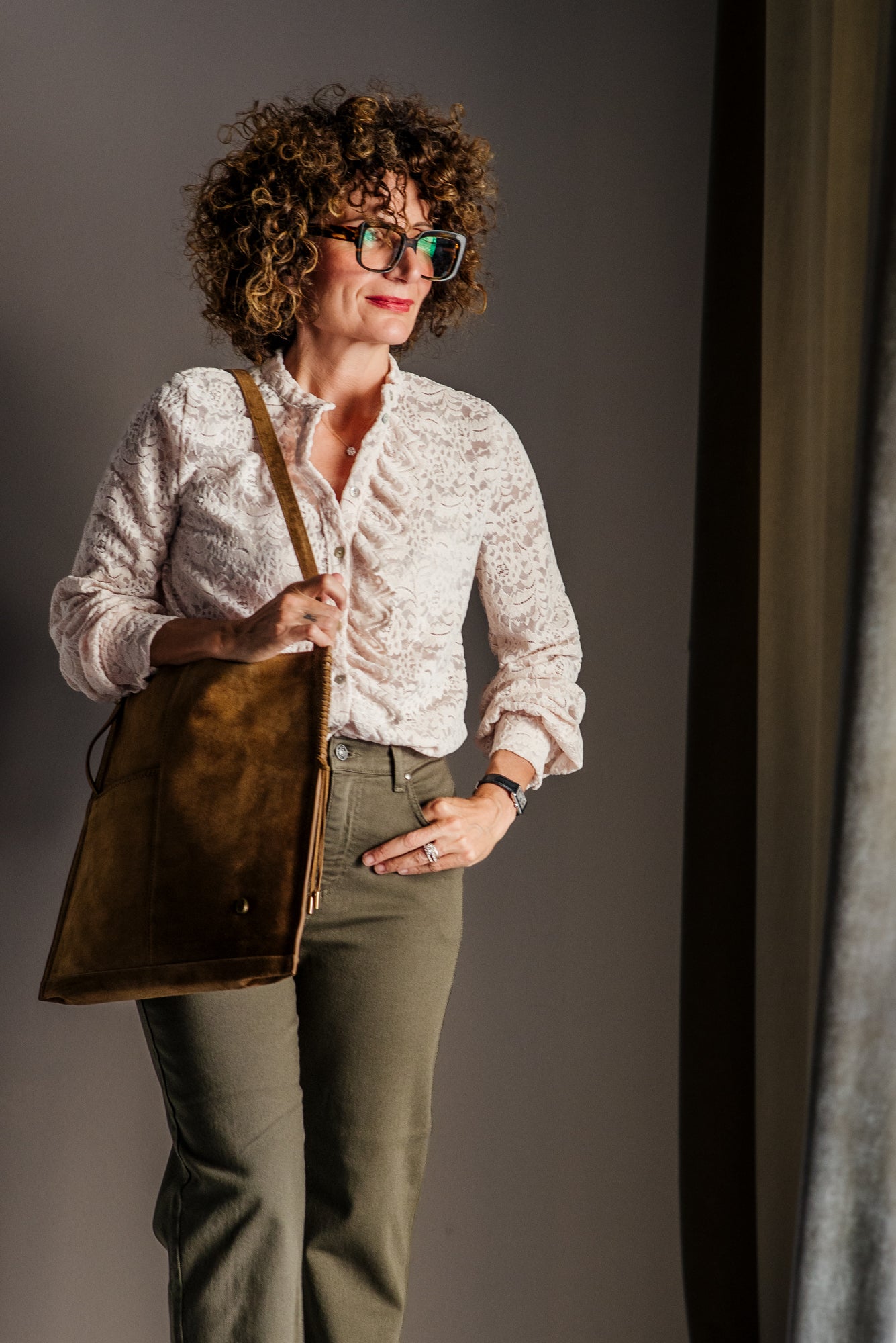 Camicia in Pizzo SoAllure – Burro