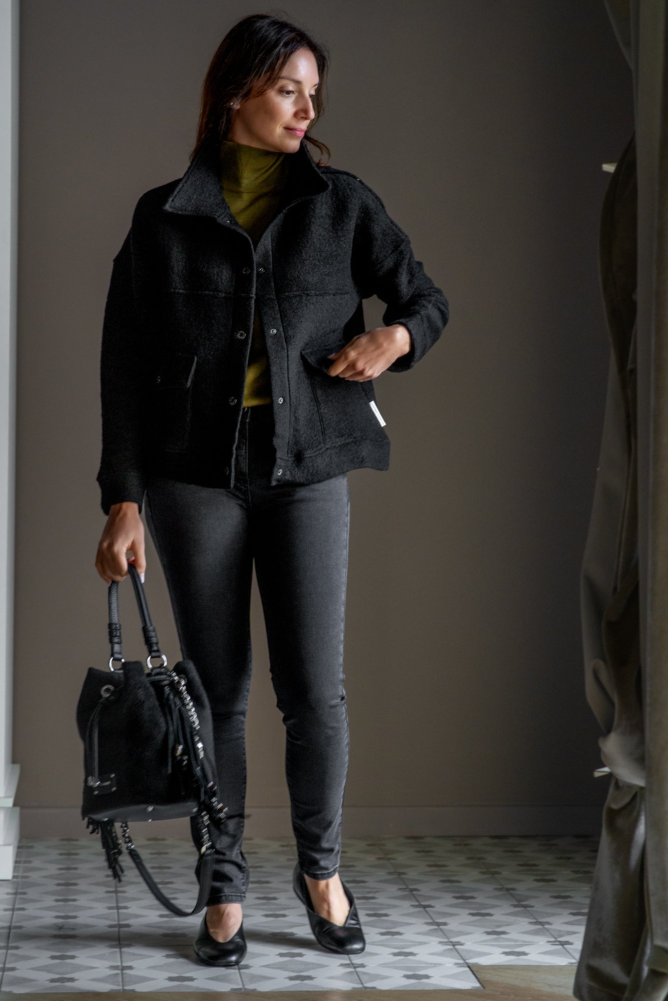 Pantalone denim super skinny strech