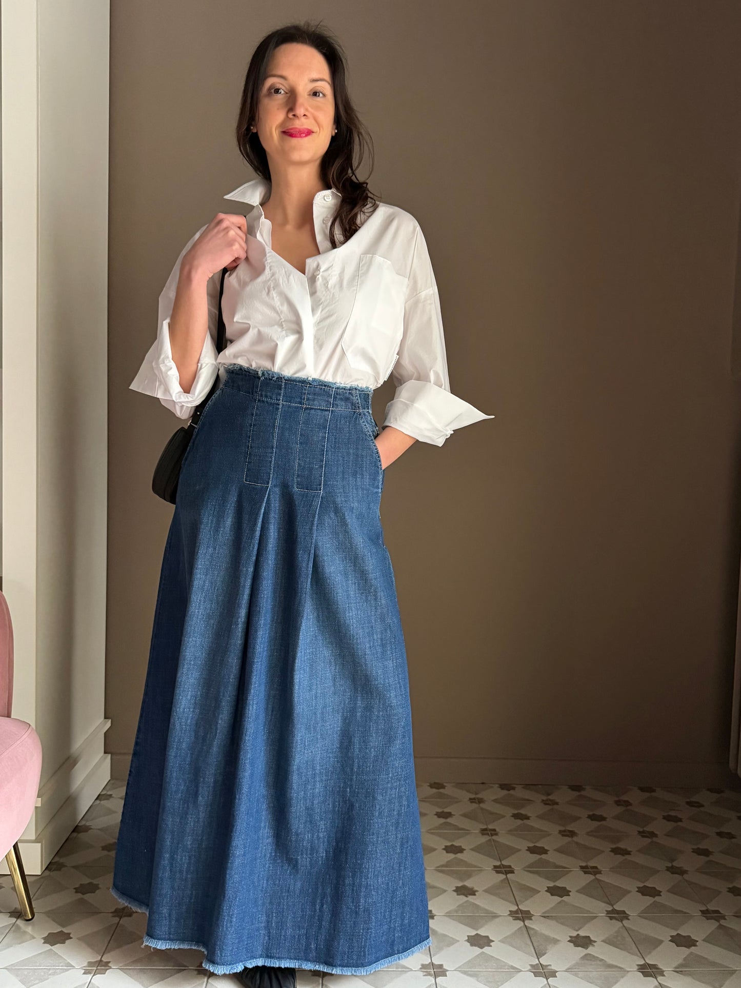 Gonna in denim Noumeno Concept