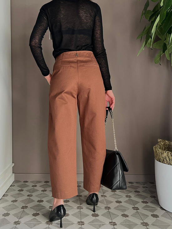 Pantaloni jeans a baloon Earth Brown
