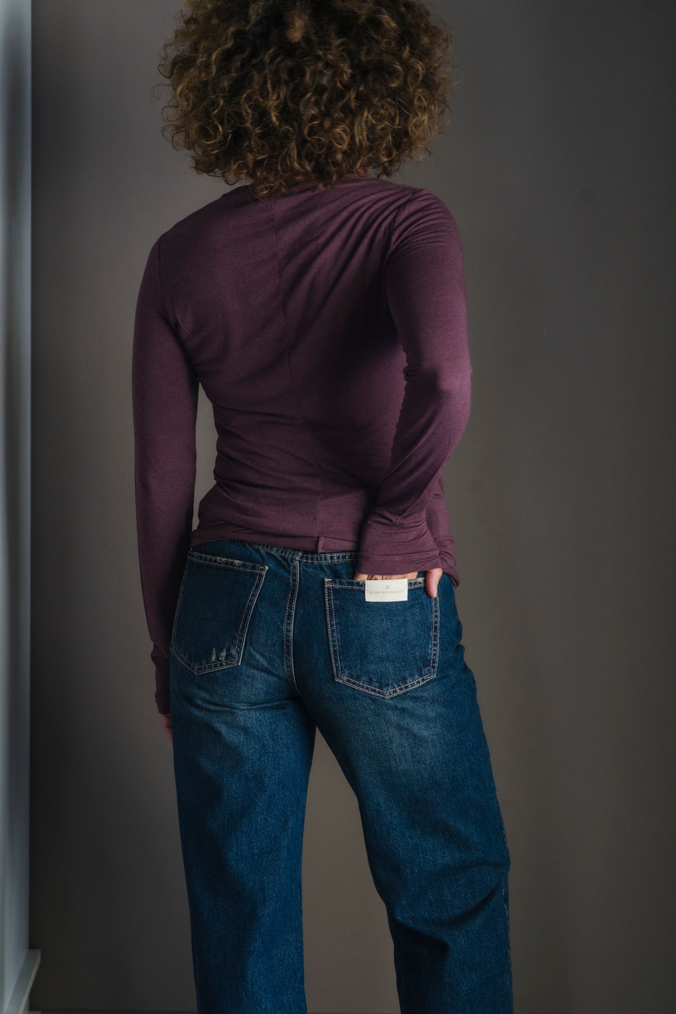 Girocollo soft Touch in Cashmere e Viscosa - Malva
