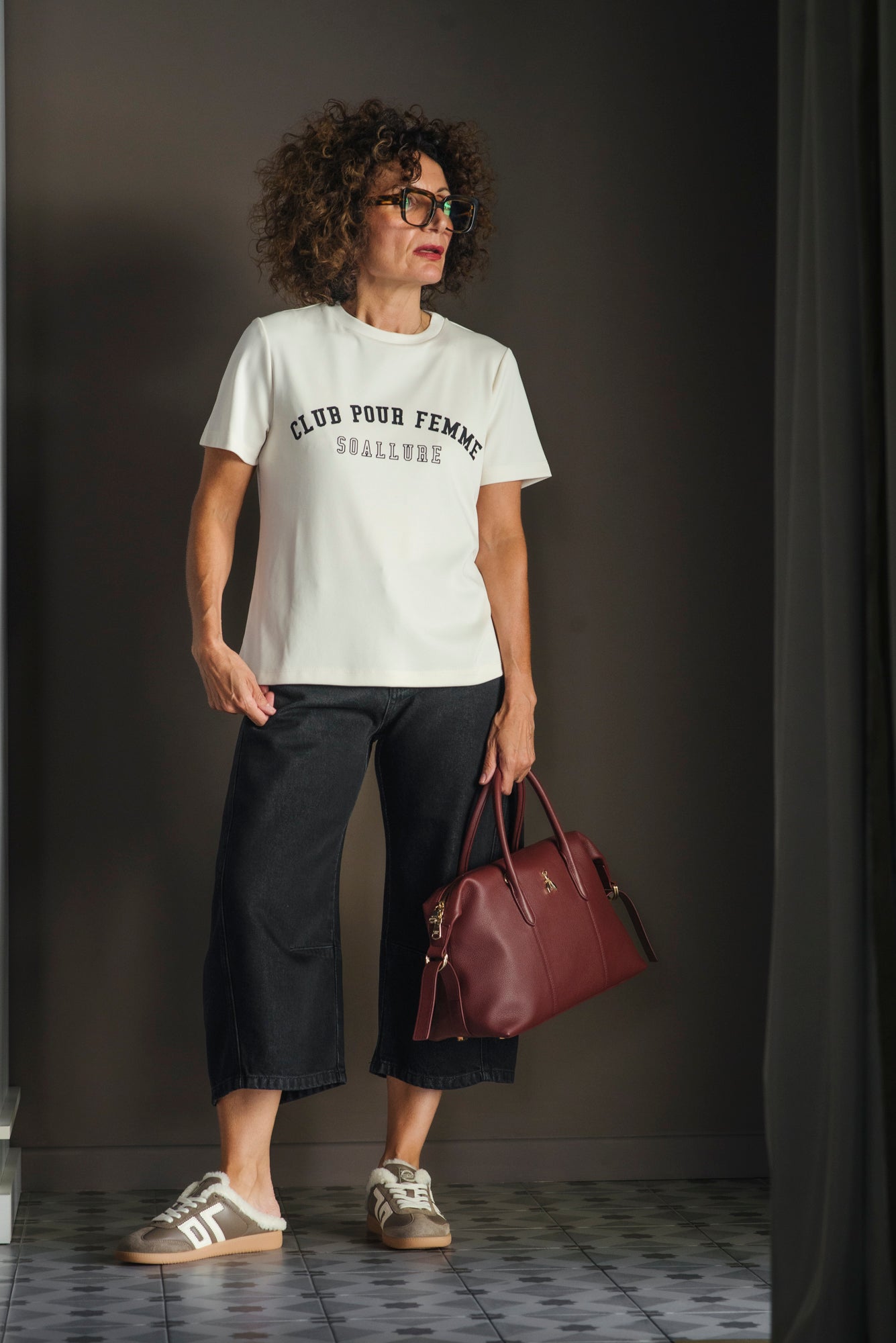 T-shirt Club Pour Femme avorio