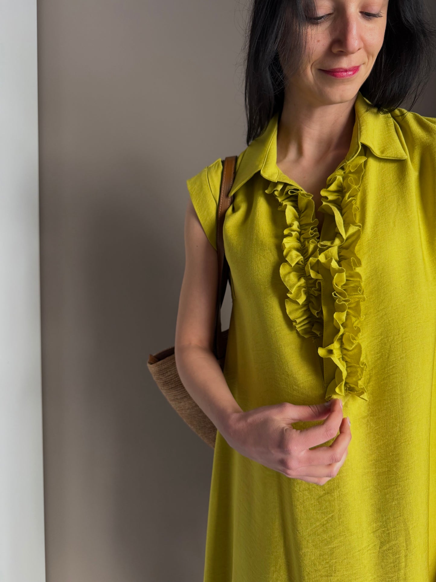 Vestito So Allure con Rouches – Lime