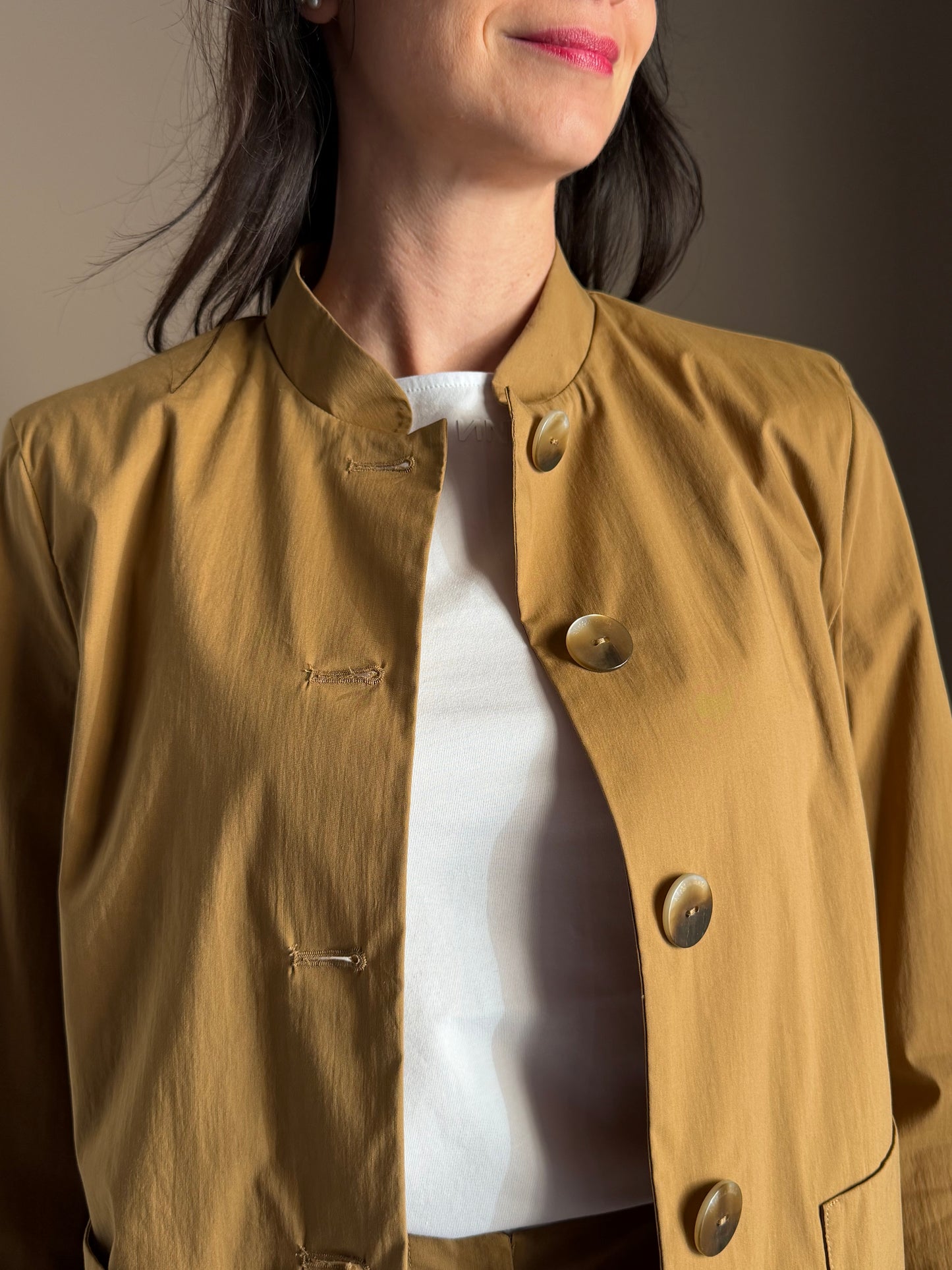 Giacca in Cotone Alessia Santi – Nocciola