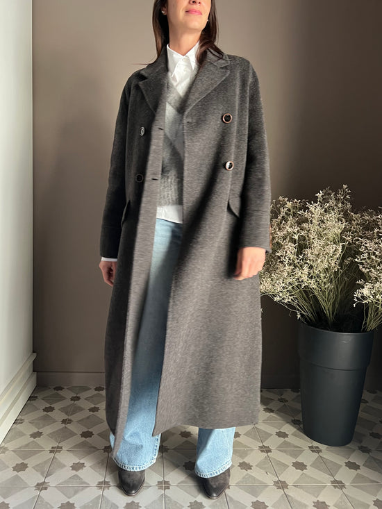 Cappotto Lungo Double-Breasted Alessia Santi