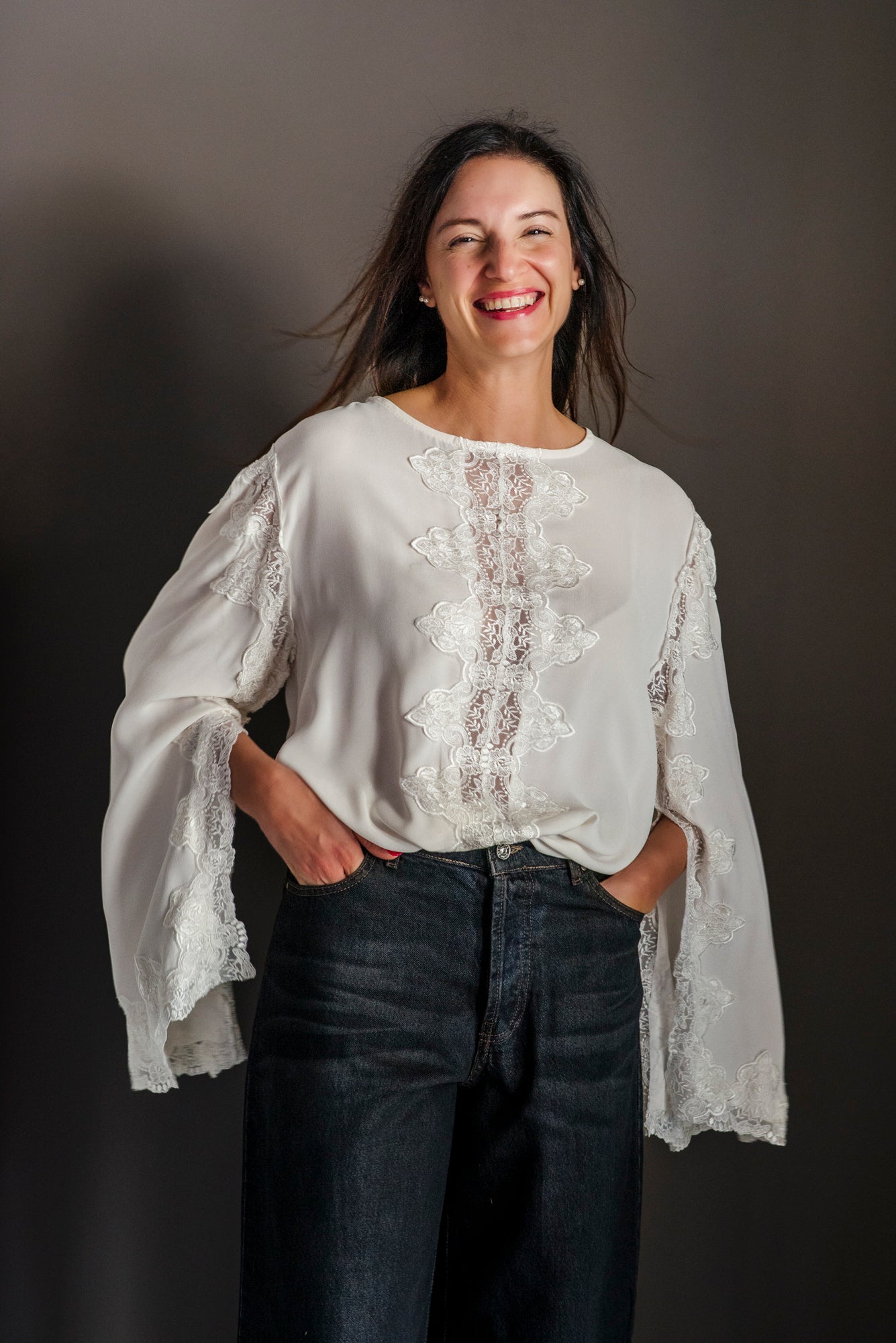 Blusa pizzo