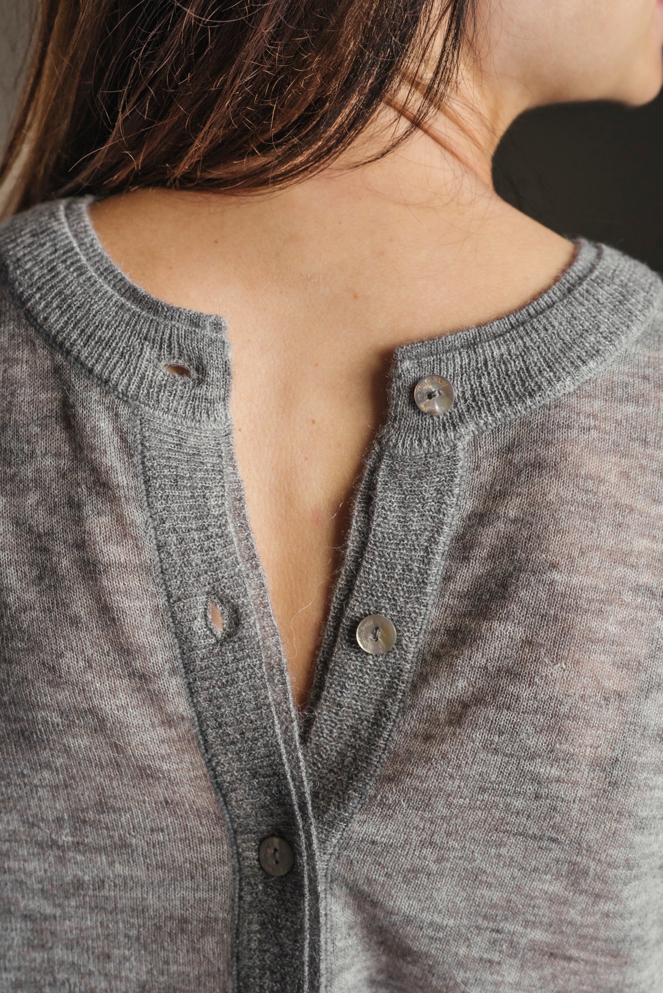 Cardigan Alessia Santi - Grigio Tortora