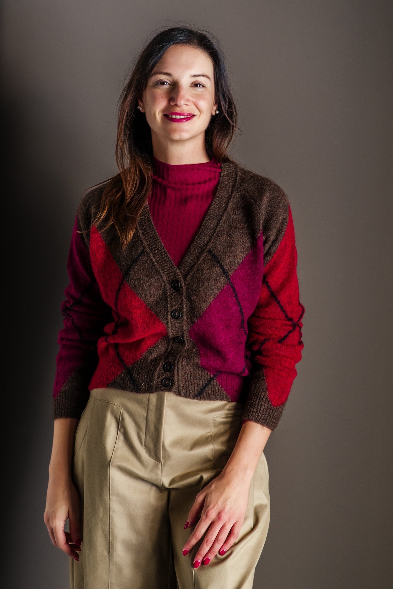 Cardigan a Rombi Nenette