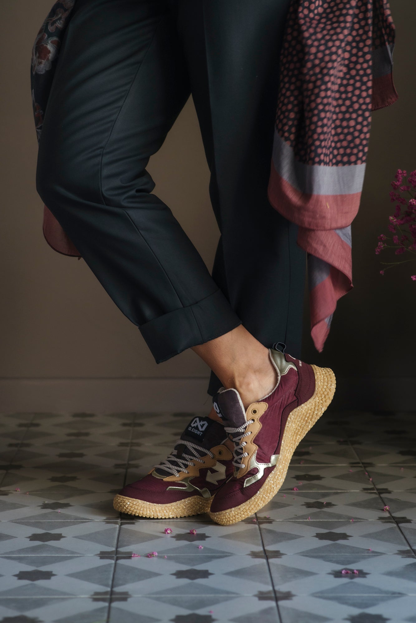 Sneakers ID.Eight Hana Merlot