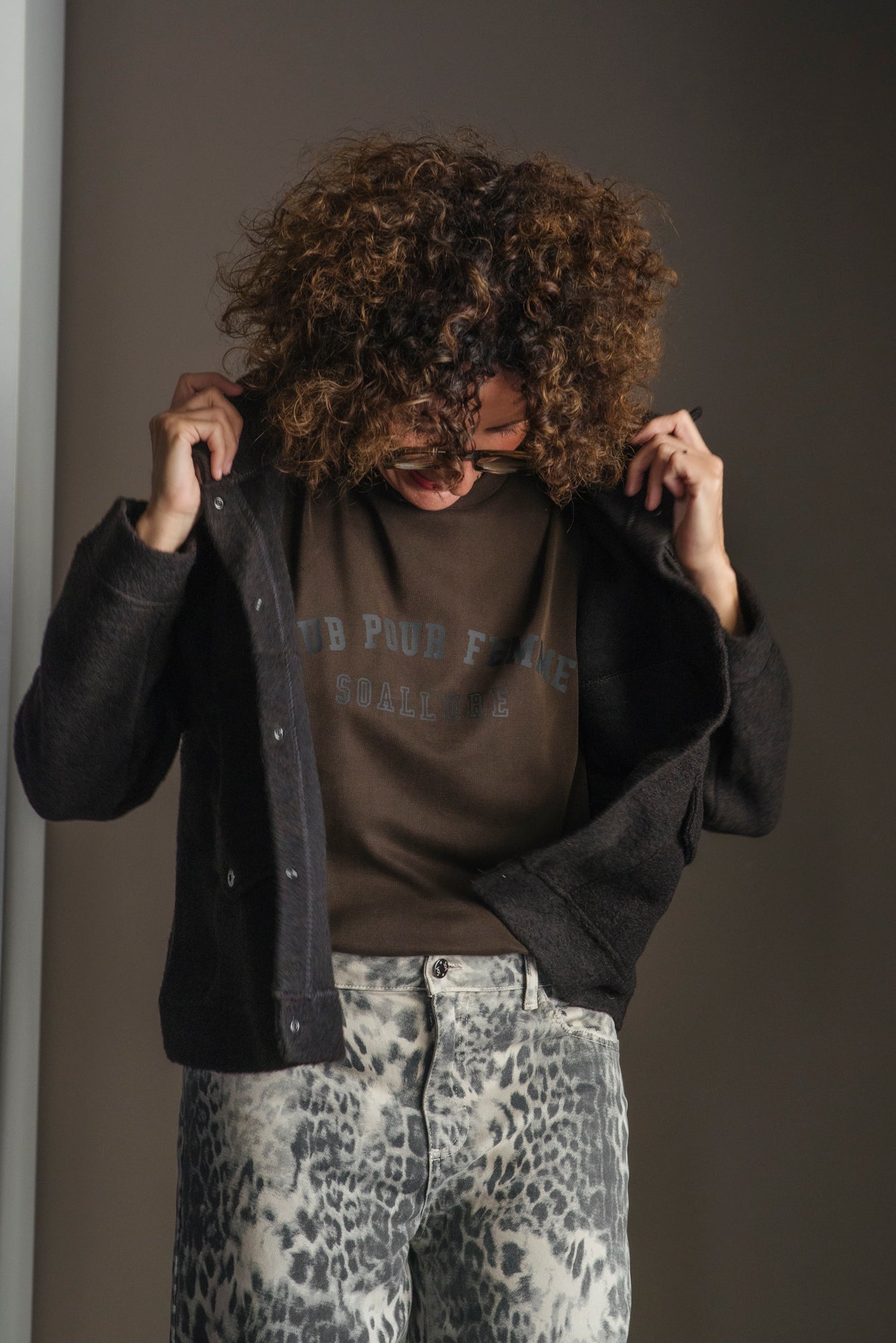 T-shirt Club Pour Femme cioccolato