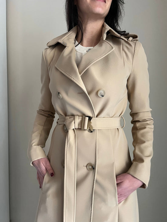 Trench con fibbia in Nylon bielastico