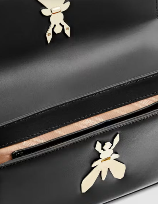Borsa a spalla in pelle con tracolla