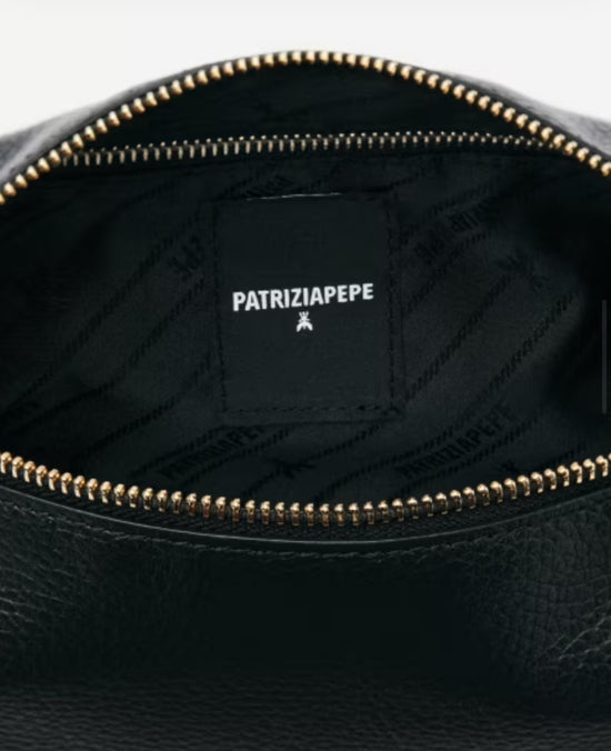 Borsa tracolla Never in pelle nera